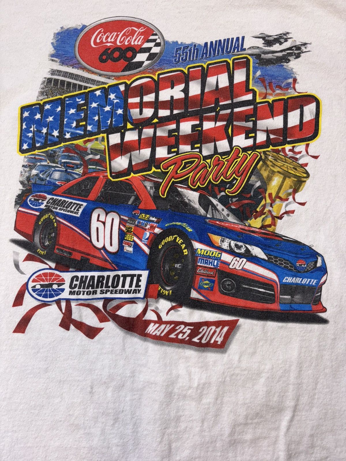 NASCAR Nascar “Memorial Weekend” Tee Size US XL / EU 56 / 4 - 2 Thumbnail