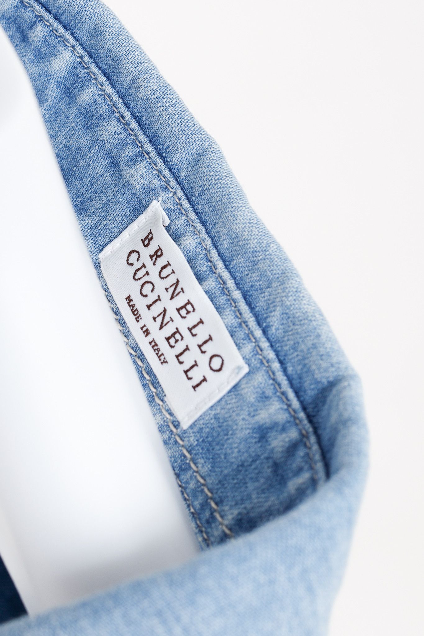 Brunello Cucinelli Brunello Cucinelli SS22 Monili Buttoned Denim Shirt Size XL / US 12-14 / IT 48-50 - 4 Thumbnail
