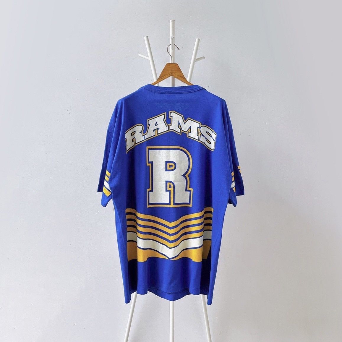 Salem Sportswear × Vintage 90s St. Louis Rams NFL t-shirt/ XXL Size US XXL / EU 58 / 5 - 8 Thumbnail