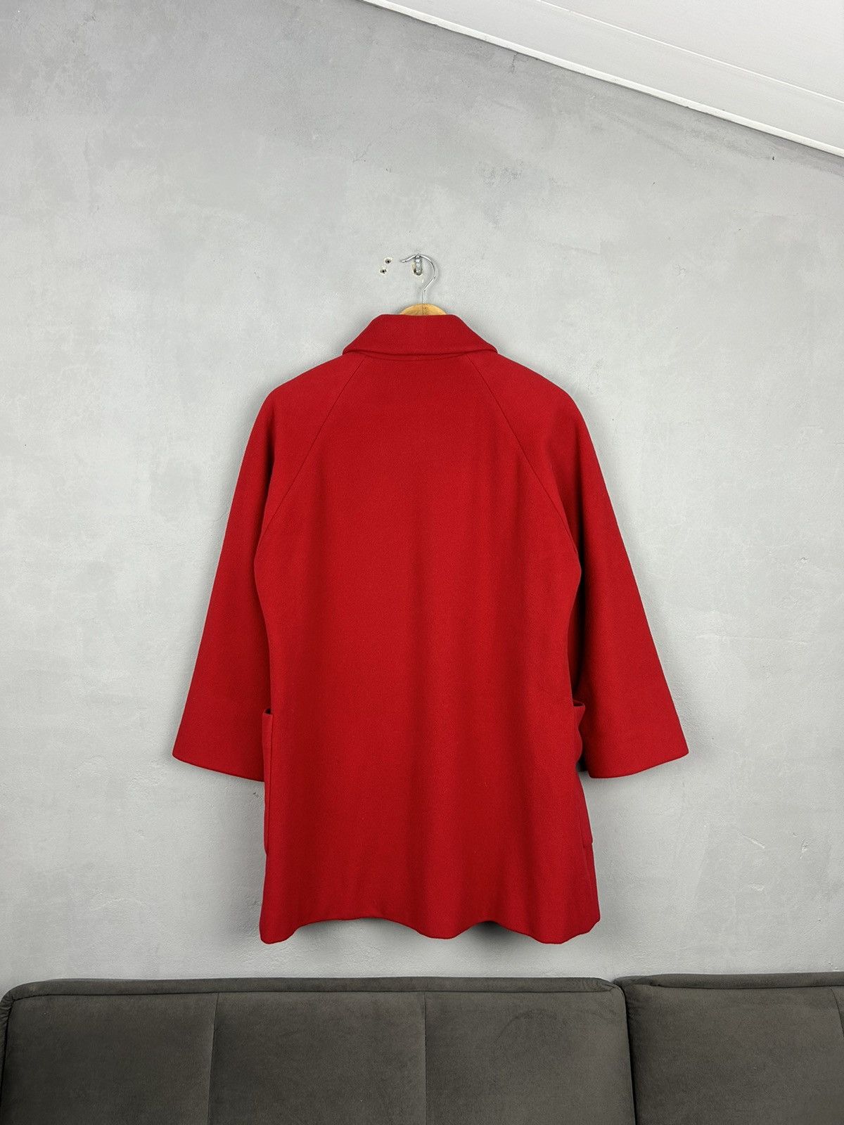 Burberry Burberry London Red Wool Cashmere Coat – Women’s 38 Size M / US 6-8 / IT 42-44 - 11 Thumbnail