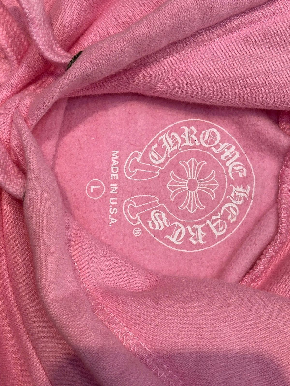 Chrome Hearts Chrome Hearts USA Script Logo Pink Pullover hoodie Size L / US 10 / IT 46 - 7 Thumbnail
