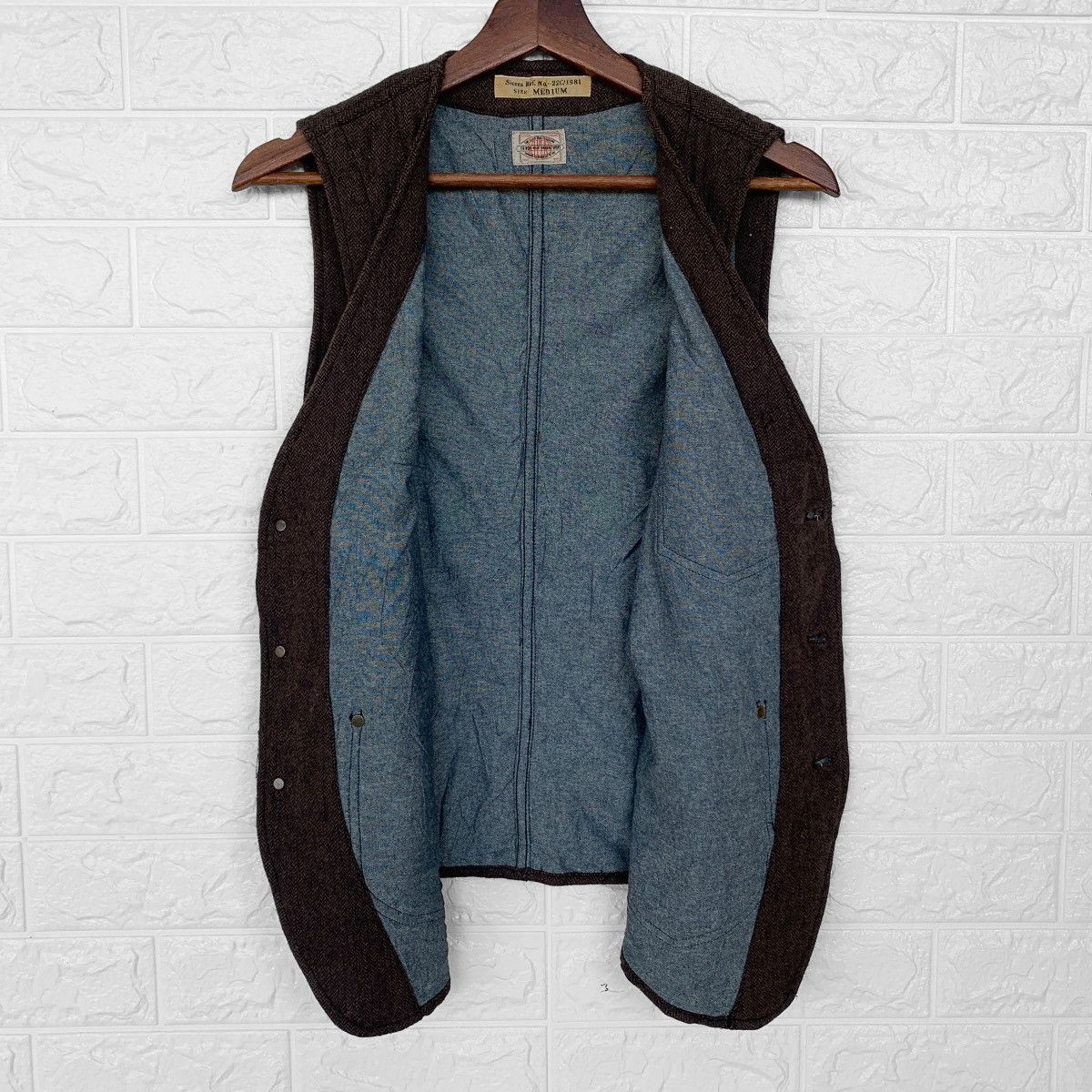 Replay Replay Wool Vest Dark Brown Jacket Size US S / EU 44-46 / 1 - 3 Thumbnail