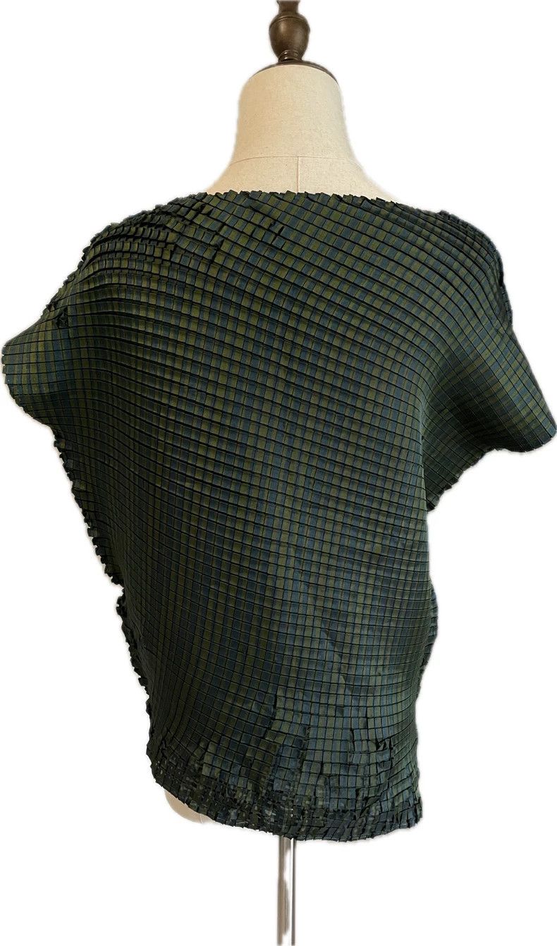 Issey Miyake Issey Miyake size:2 Green main line square tofu pleated sh Size XS / US 0-2 / IT 36-38 - 2 Thumbnail