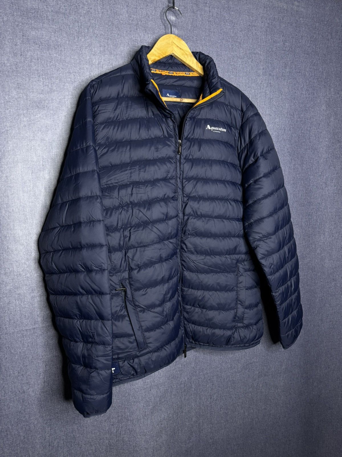 Aquascutum Aquascutum London Active Padded Puffer Down Jacket Navy Blue Size US XL / EU 56 / 4 - 5 Thumbnail