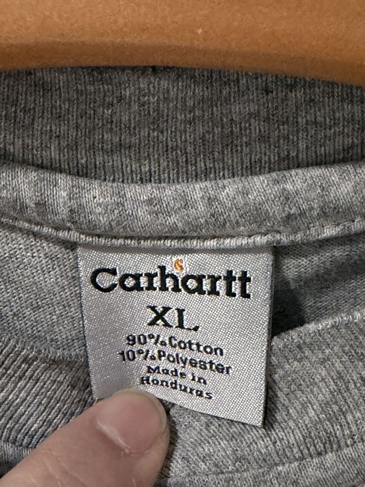 Carhartt Vintage Carhartt Henley Pocket Button Shirt XL Bin 1 Size US XL / EU 56 / 4 - 3 Thumbnail
