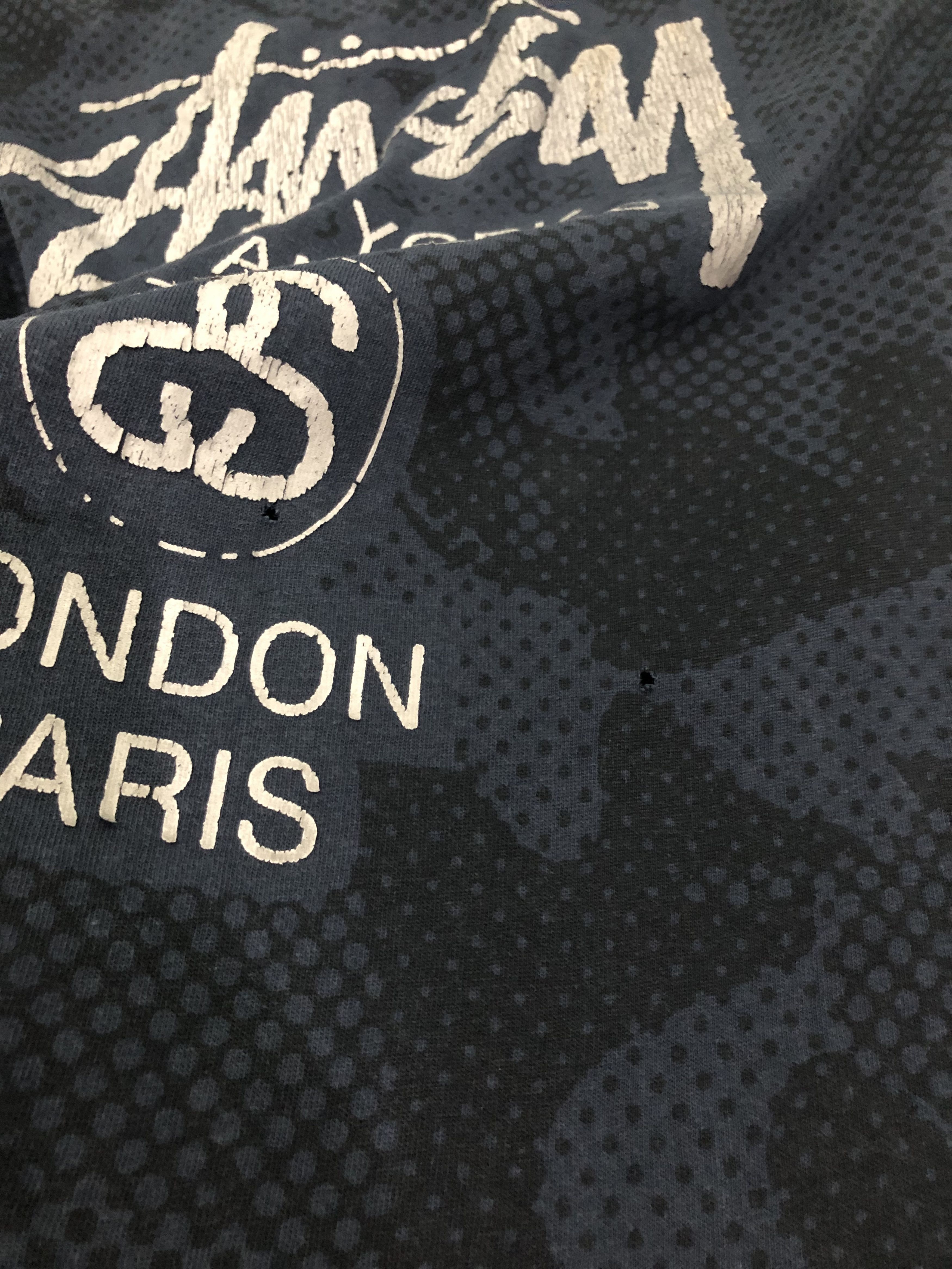 Stussy Authentic Stüssy Cities Shirt - Grunge / Distressed Look Size US M / EU 48-50 / 2 - 9 Thumbnail