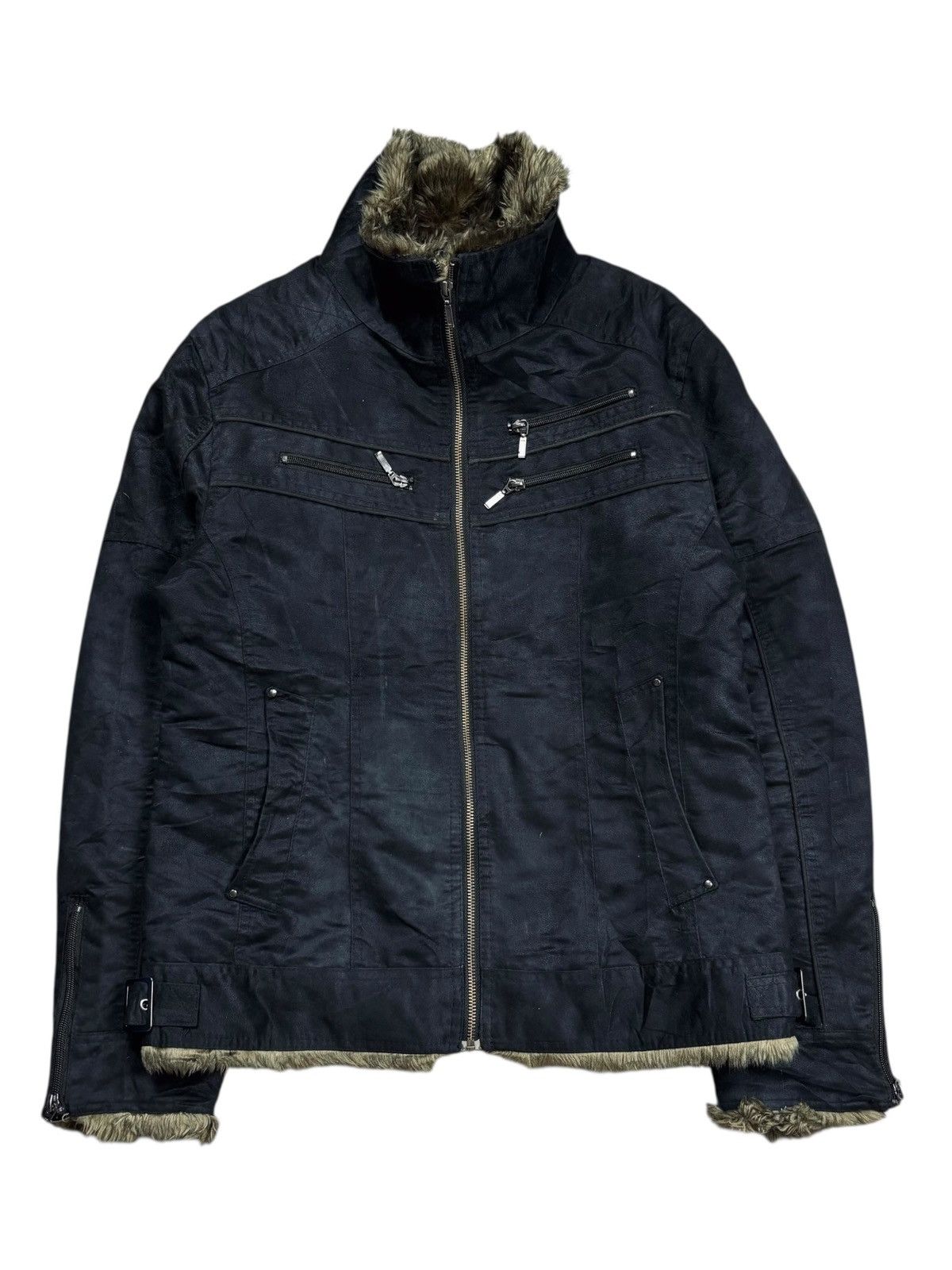 KMRii 2000s Splendid - Trim Fur Vkei Style Jacket Size US M / EU 48-50 / 2 - 3 Thumbnail