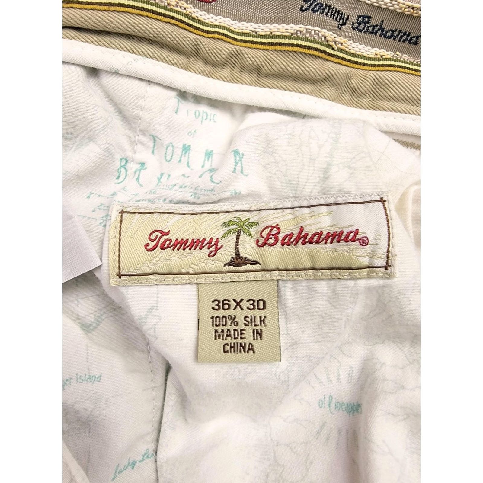 Tommy Bahama Tommy Bahama Pants Mens 36x27 Silk Pleated Dress Casual Lightweight Khaki Beige Size US 36 / EU 52 - 5 Thumbnail