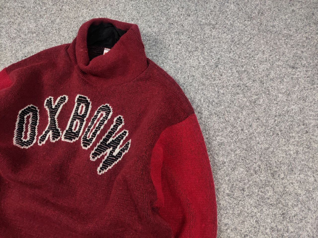Oxbow OxBow Logo Vintage Oversized Red Knit Jumper Sweater Size US XL / EU 56 / 4 - 4 Thumbnail