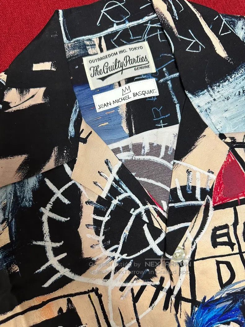 Wacko Maria Wacko Maria Basquiat Artificial Silk Hawaiian Short Sleeve Size US M / EU 48-50 / 2 - 3 Thumbnail