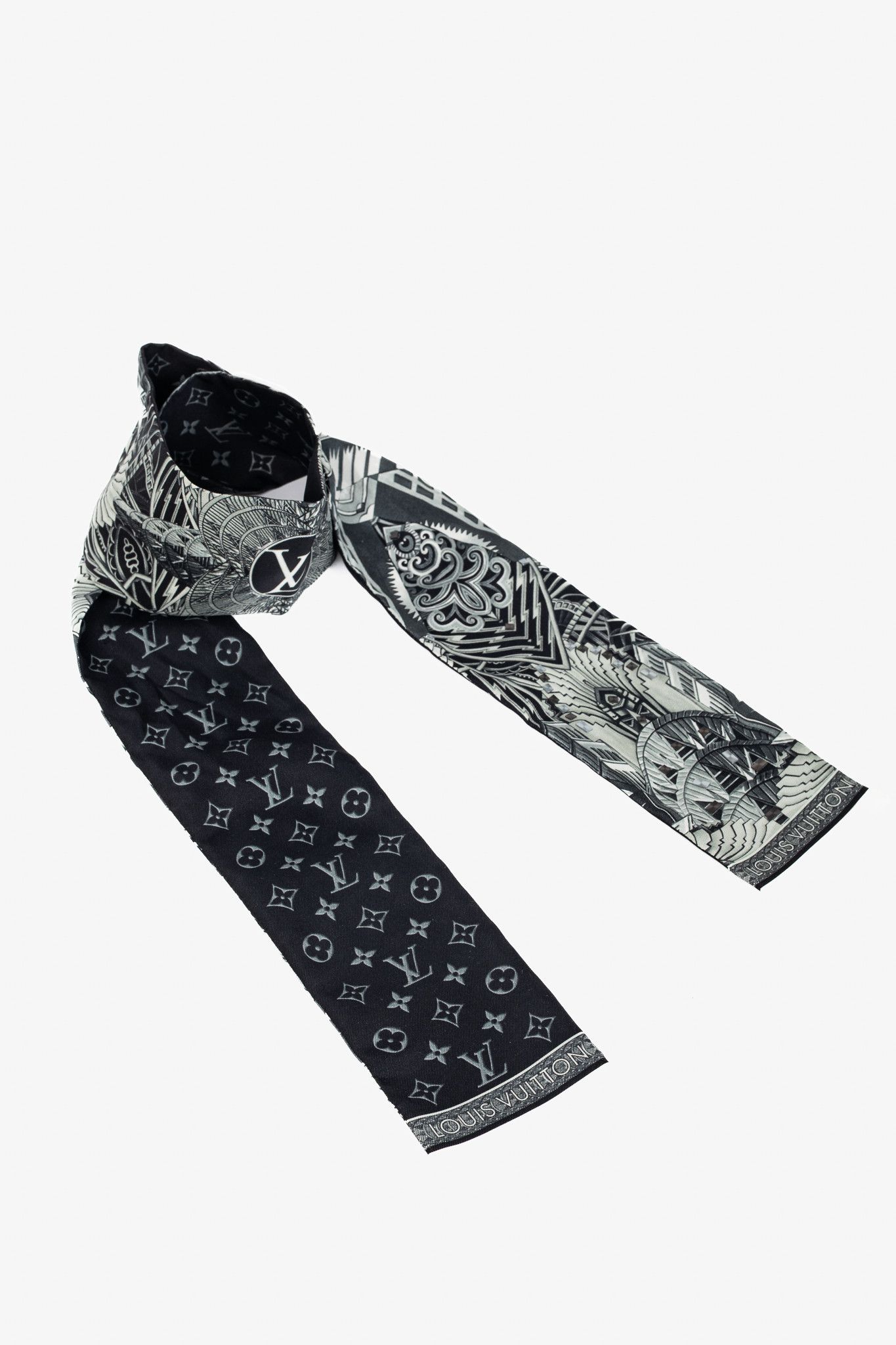 Louis Vuitton Louis Vuitton LV Buildings Monogram Studded Bandeau Size ONE SIZE - 1 Thumbnail
