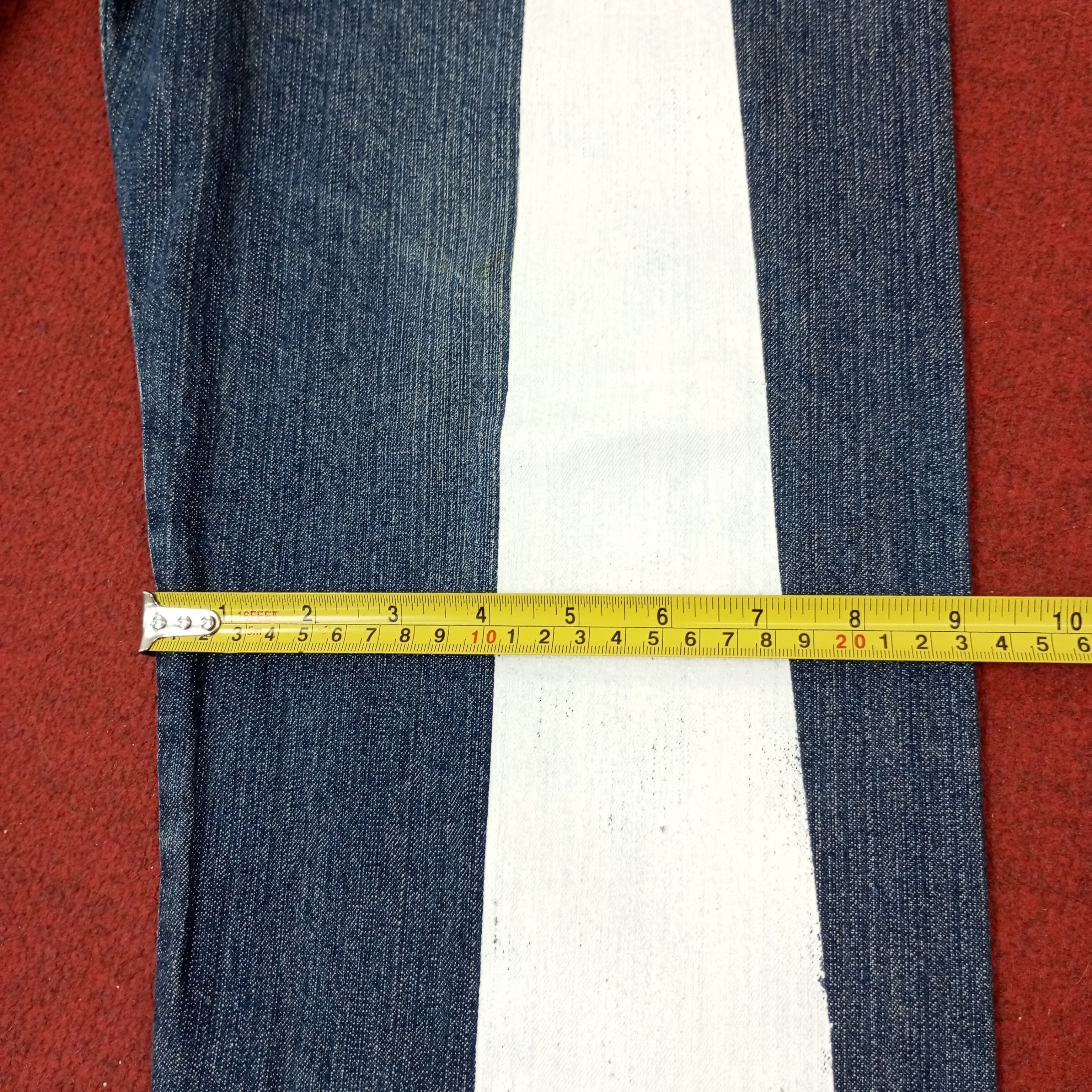 Evisu × Japanese Brand × Vintage Evisu Paris France Streetwear Custom Daicock Jeans c217n10 Size US 30 / EU 46 - 10 Thumbnail