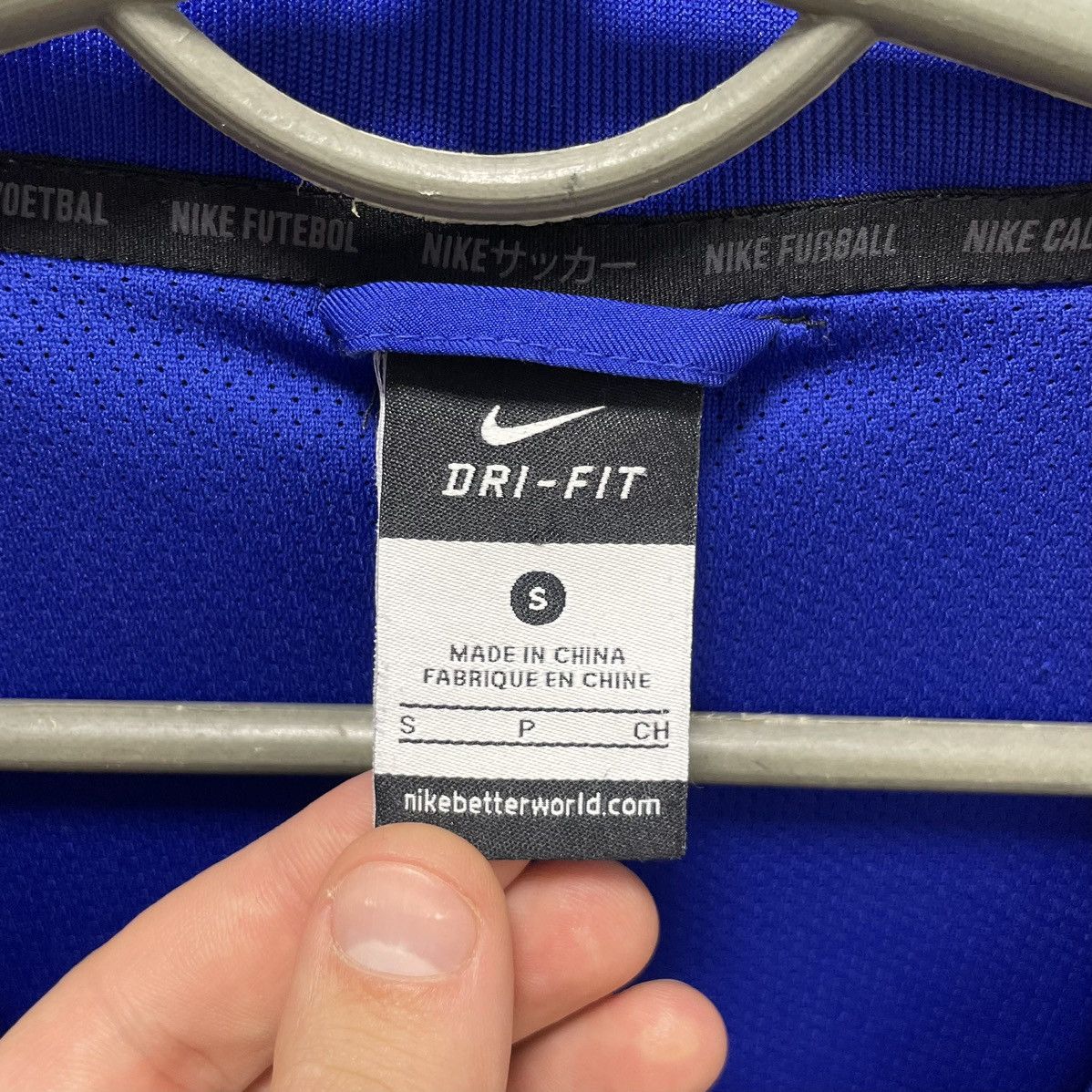 Nike Nike Manchester United Soccer Jacket Full Zip Track Jacket Size US S / EU 44-46 / 1 - 10 Thumbnail