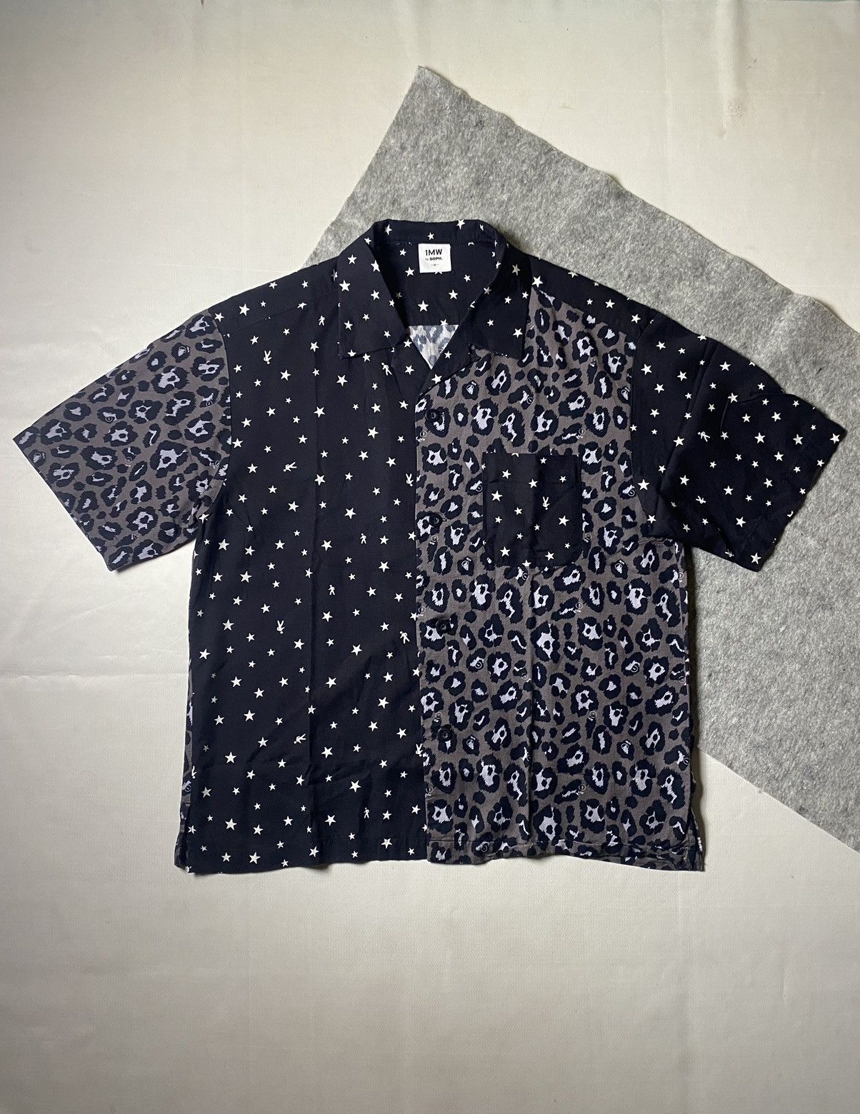 Sophnet. Rare Sophnet. x GU 1MW Leopard Mix Button Shirt Size US M / EU 48-50 / 2 - 1 Thumbnail