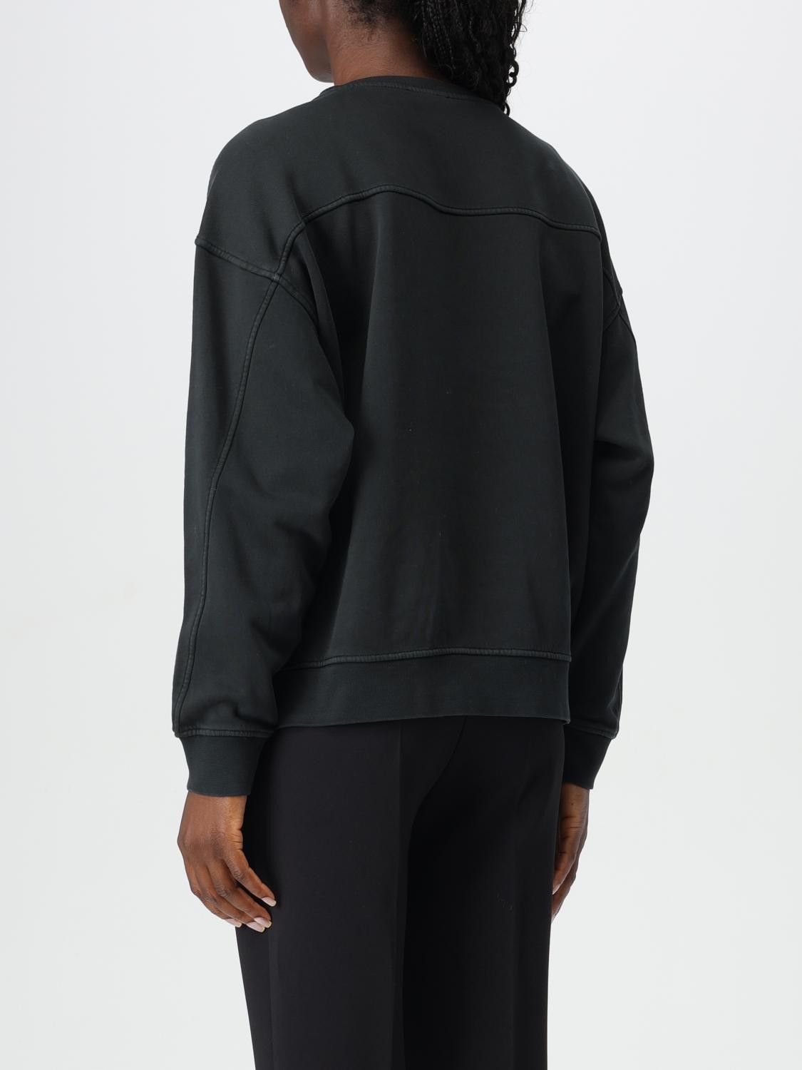 Pinko o1s22i1n0824 Embroidered Logo Sweatshirt in Black Size L / US 10 / IT 46 - 3 Thumbnail
