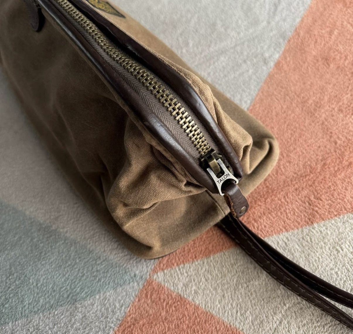 RRL Ralph Lauren RRL Ralph Lauren Double RL Canvas Clutch / Toiletry Bag K22 Size ONE SIZE - 5 Thumbnail