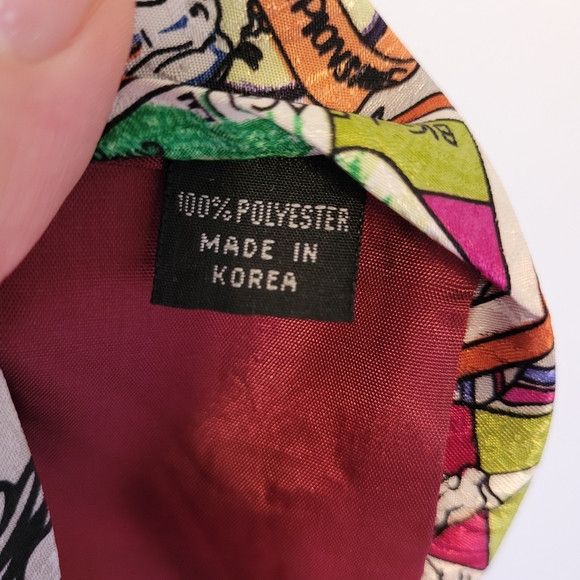 Vintage Ugo Modena Vintage 1992 Baseball Fan Necktie Nwot Size ONE SIZE - 6 Thumbnail
