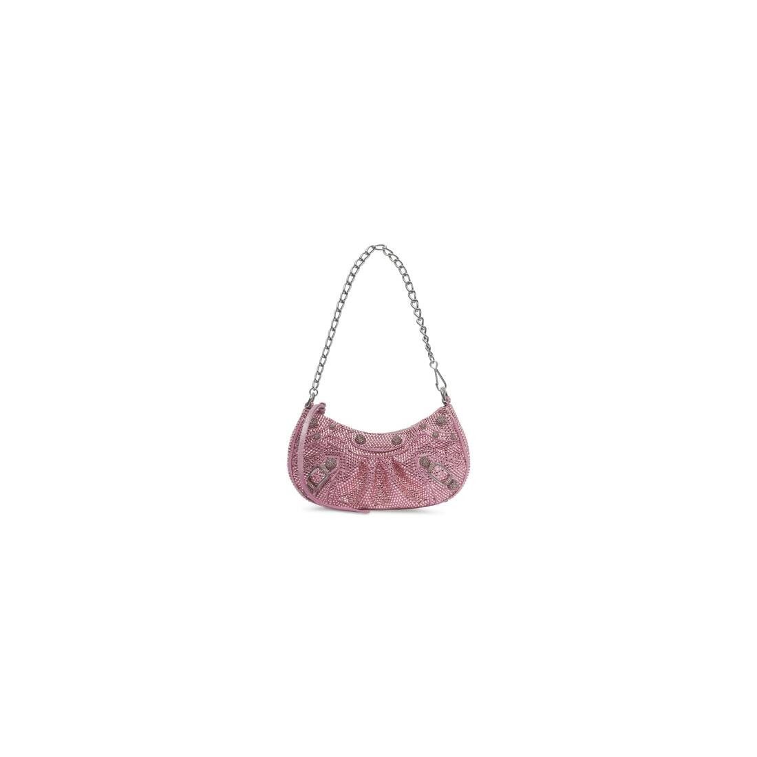 Balenciaga o1mt1gz0525 Size: OS / Le Cagole Mini Bag Rhinestones Size ONE SIZE - 1 Thumbnail