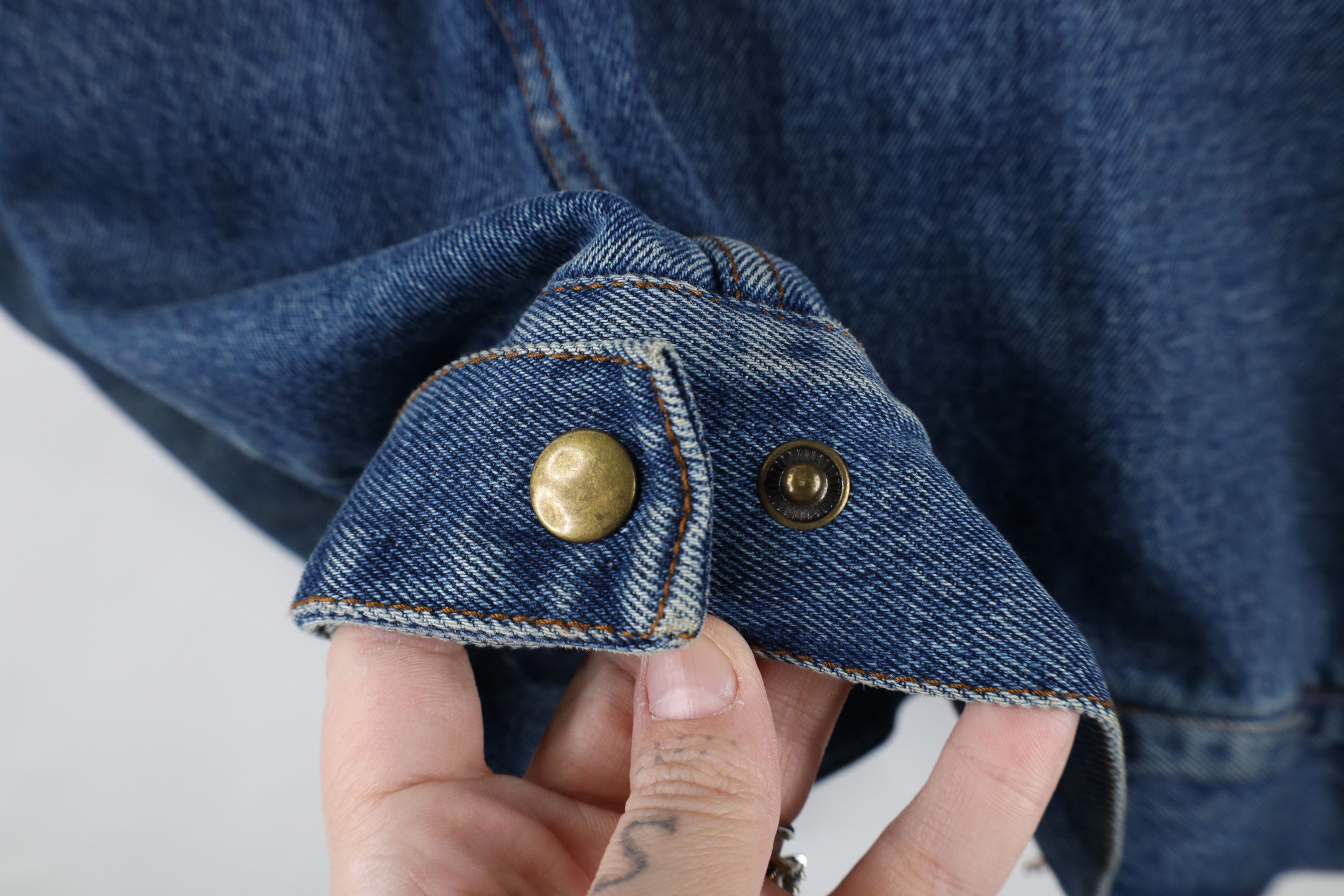 Vintage Vintage 90s Streetwear Hooded Denim Jean Trucker Jacket Size US M / EU 48-50 / 2 - 13 Thumbnail