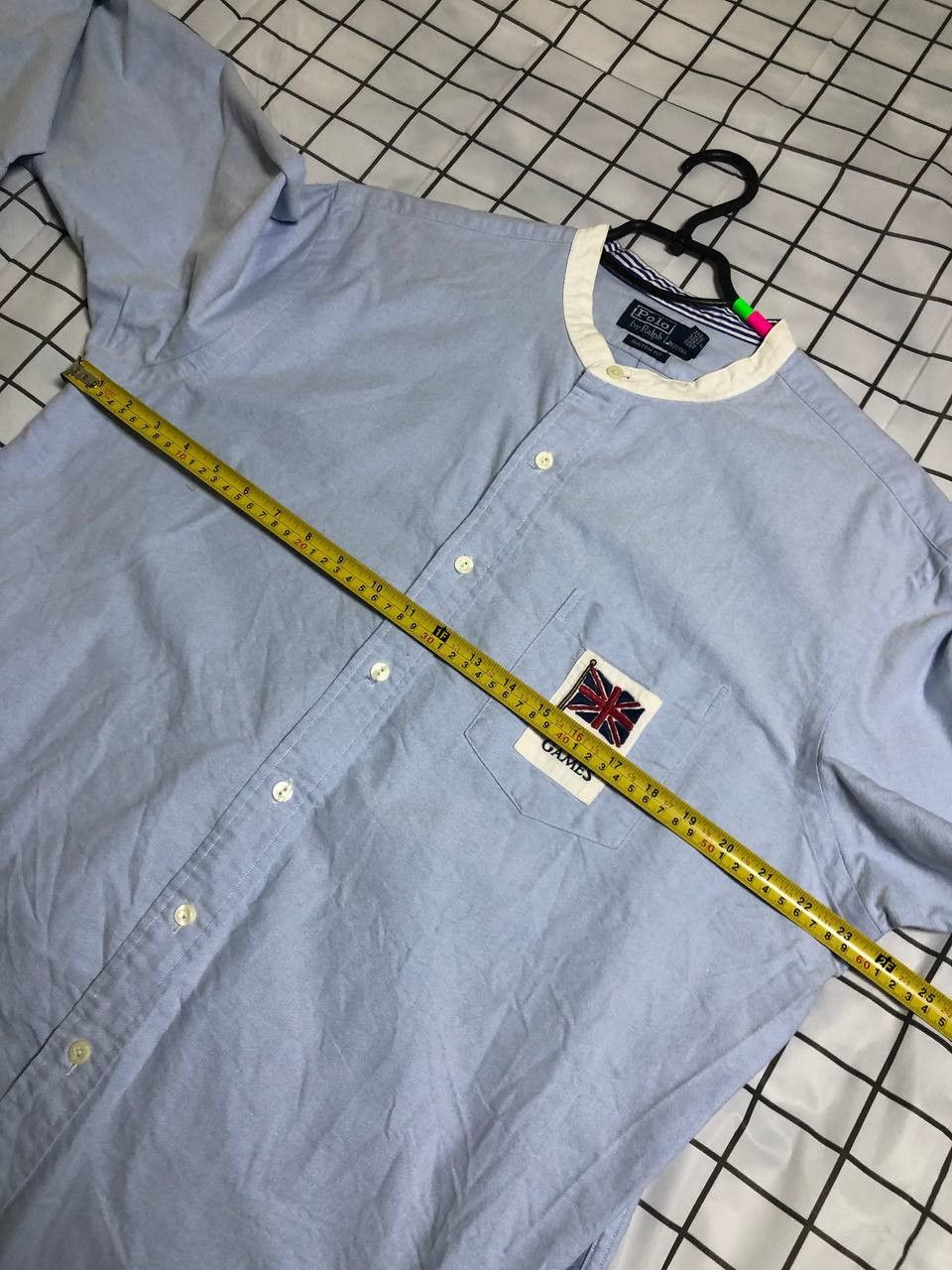 Polo Ralph Lauren Polo Ralph Lauren Vtg XIV 1948 London Olympics Chambray Size US XL / EU 56 / 4 - 10 Thumbnail