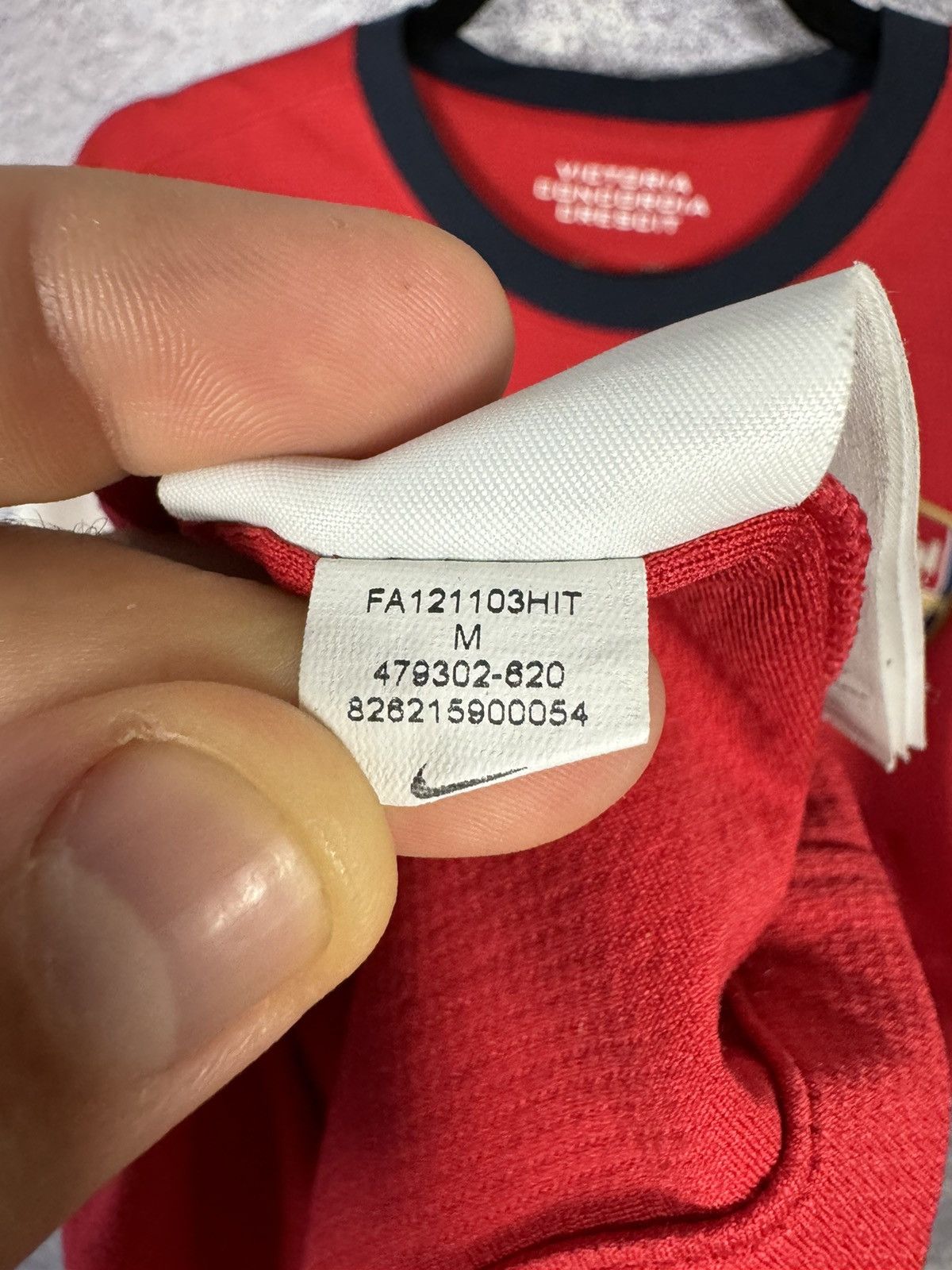 Nike × Vintage Vintage Arsenal 2012/13 Nike Soccer Jersey Medium Size US M / EU 48-50 / 2 - 11 Thumbnail