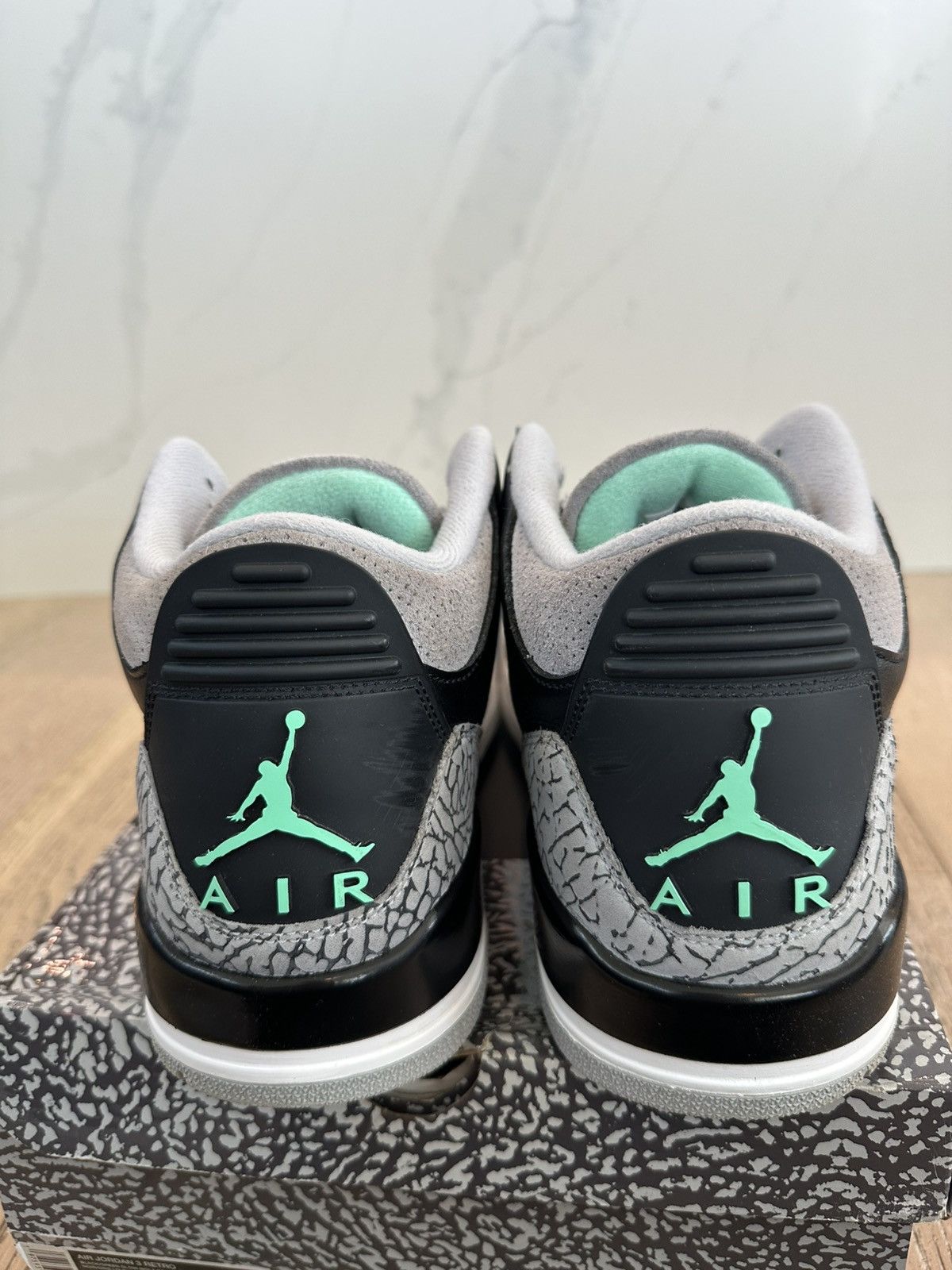 Jordan Brand Jordan 3 Retro Green Glow Size US 13 / EU 46 - 3 Thumbnail
