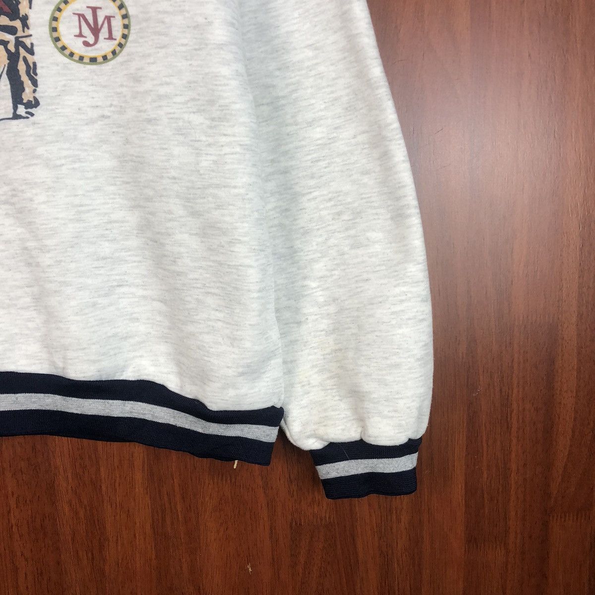 Japanese Brand Girly Doll Classic Sport Grey Sweatshirt #7486 Size US M / EU 48-50 / 2 - 8 Thumbnail