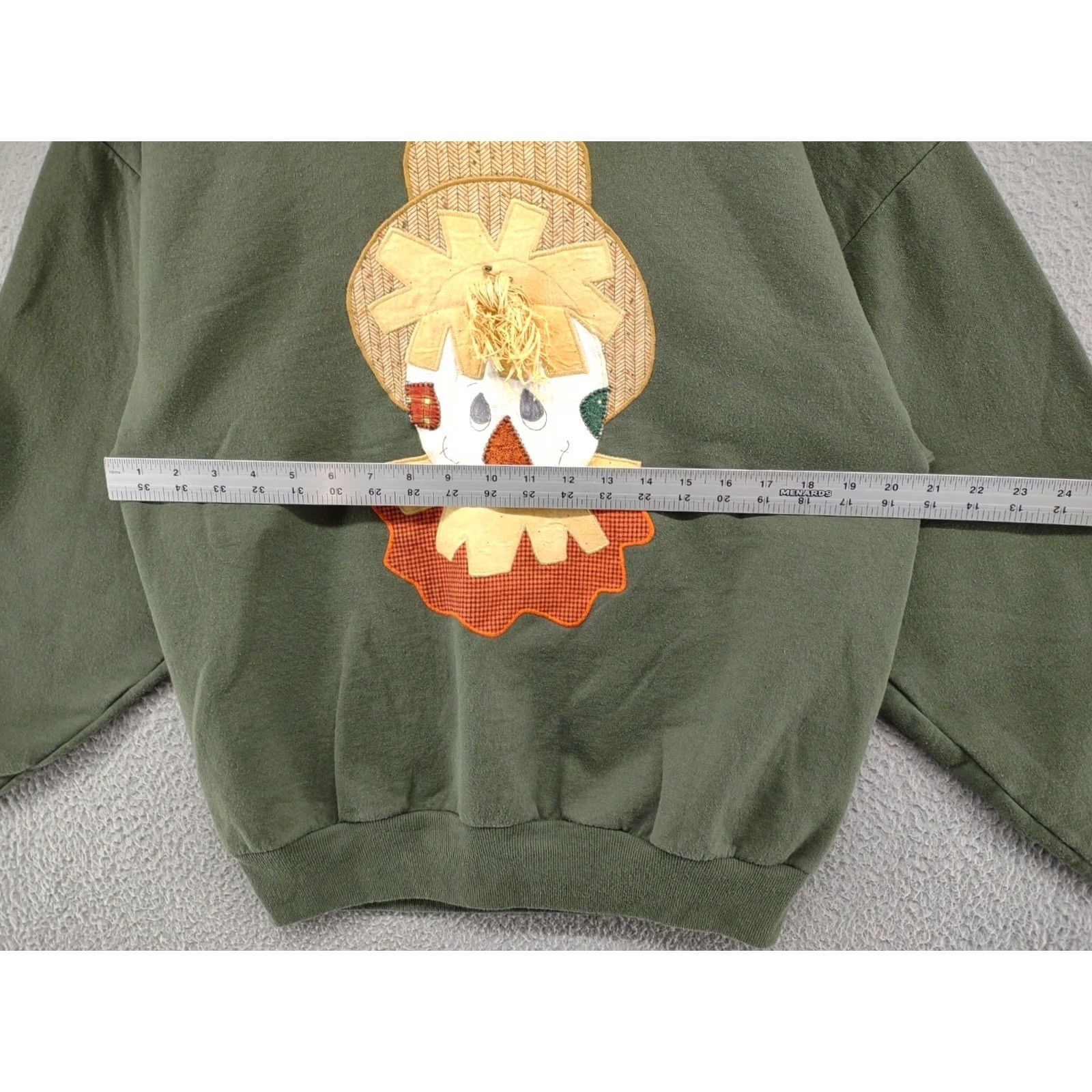 Jerzees VINTAGE Jerzees Nublend Fall Scarecrow Double-Sided Sweatshirt Women's M Size M / US 6-8 / IT 42-44 - 5 Thumbnail