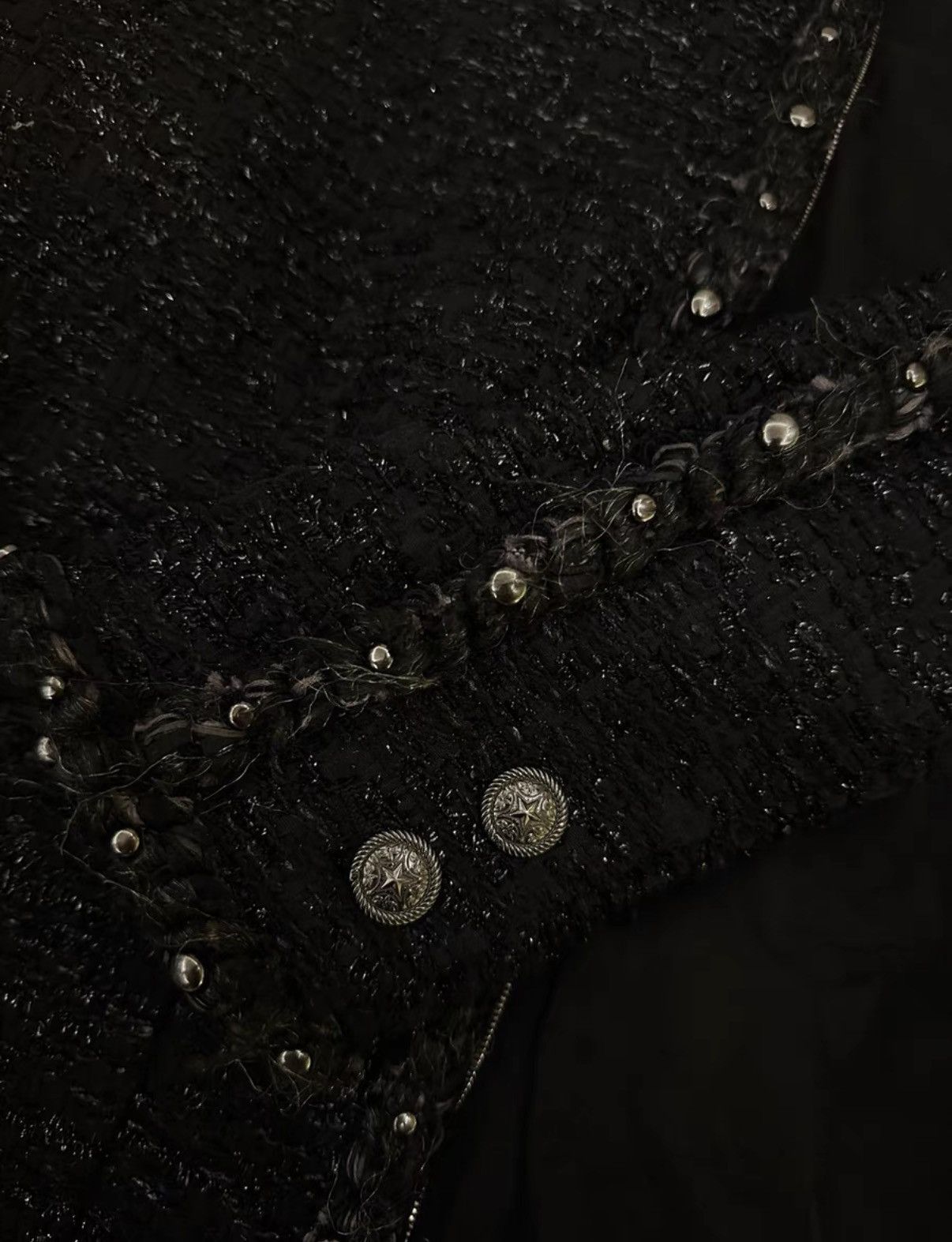 Chanel CHANEL black jacket Size US M / EU 48-50 / 2 - 4 Thumbnail