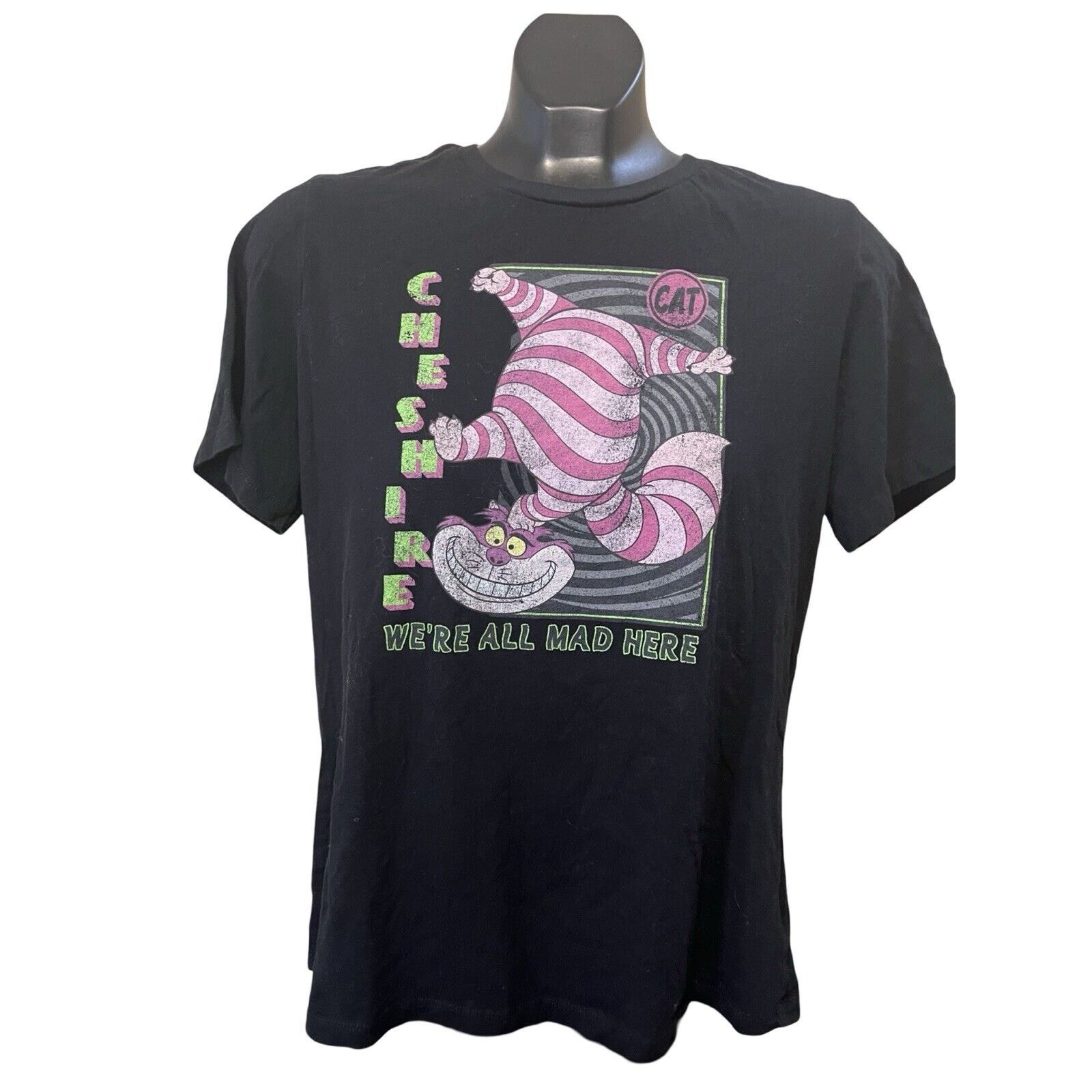 Disney Disney Cheshire Cat “We’re All Mad Here” T-Shirt – Medium Size US M / EU 48-50 / 2 - 1 Thumbnail