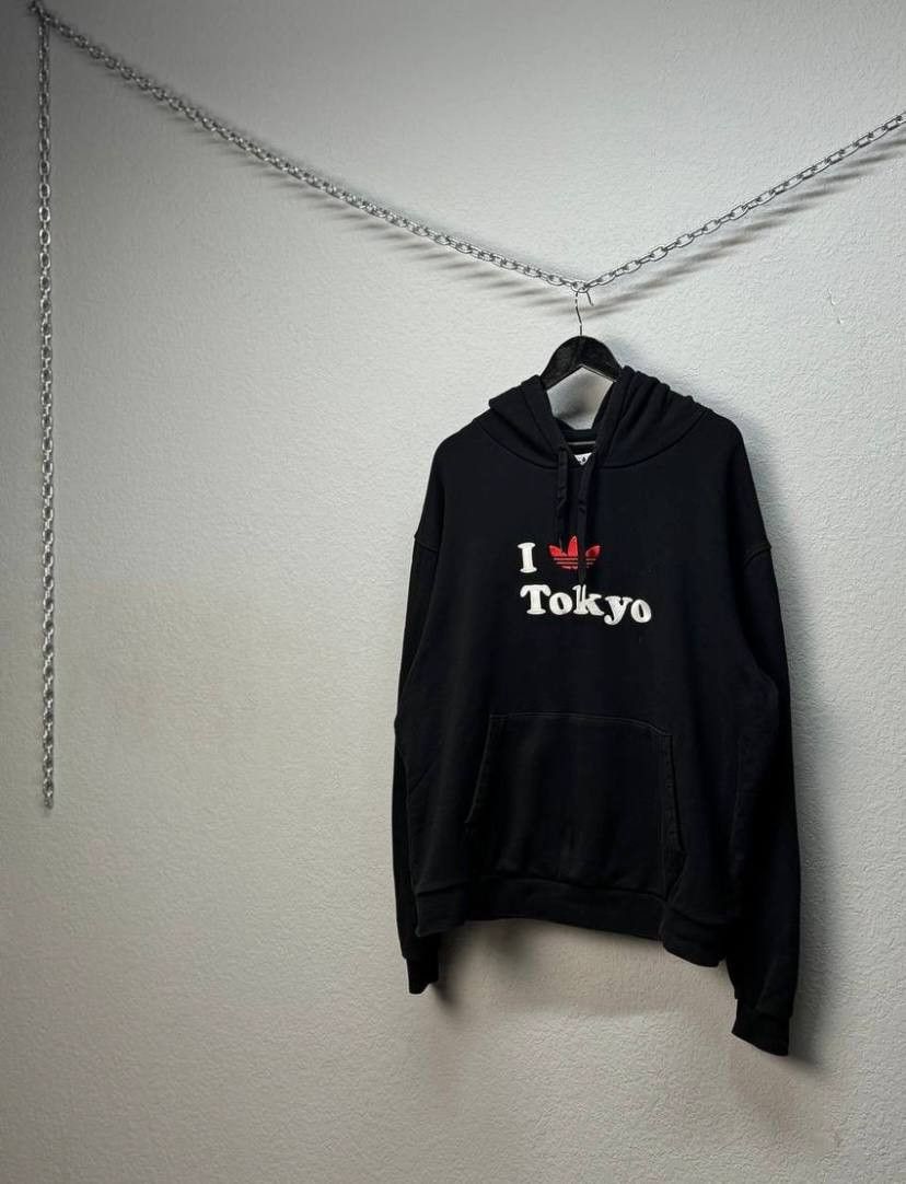 Adidas Adidas Tokyo Style Hoodie Black Size US XL / EU 56 / 4 - 10 Thumbnail