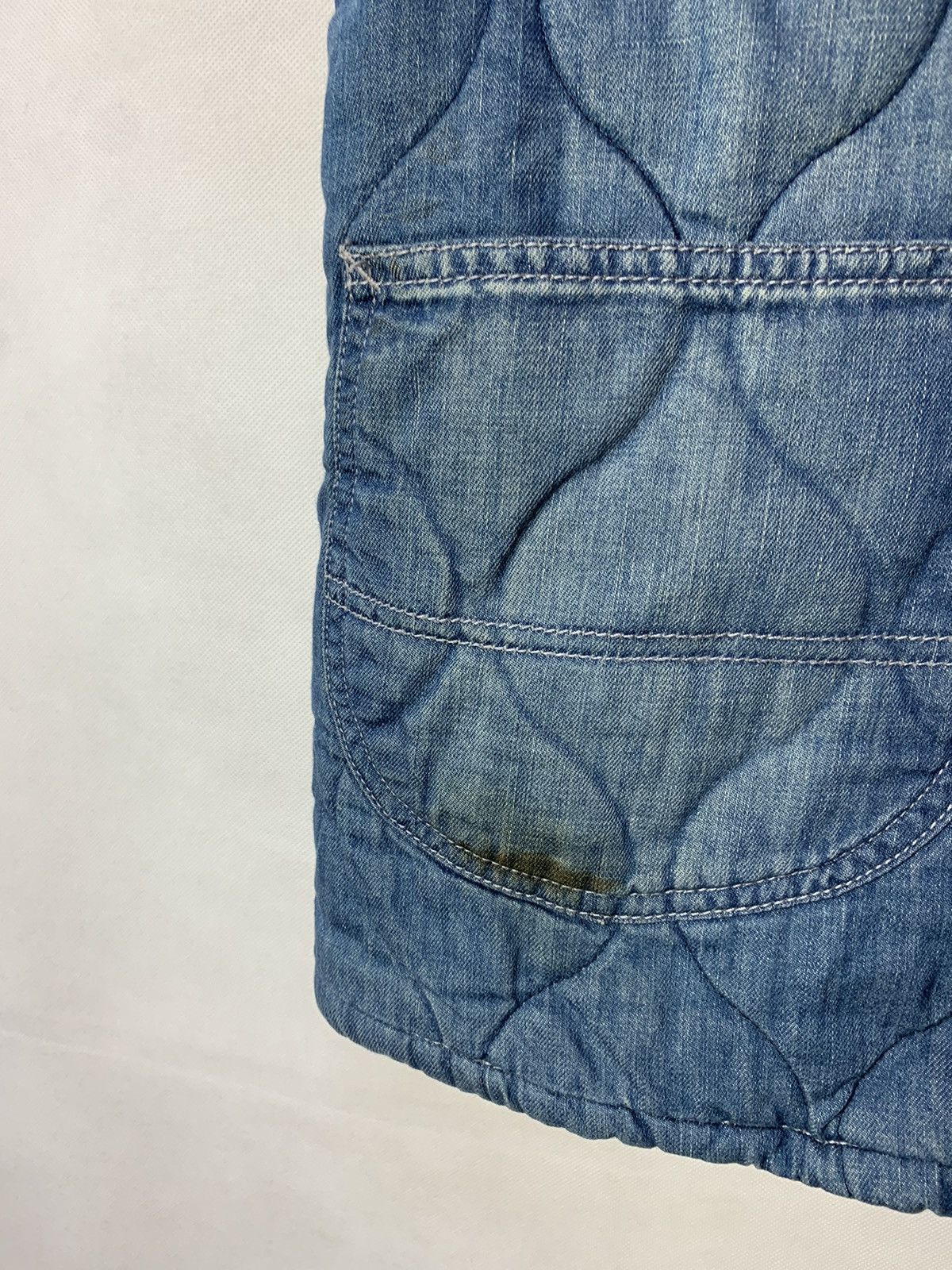 Lee Steals! Lee Outerwear Jeans Denim Vest Sherpa Size US XS / EU 42 / 0 - 4 Thumbnail