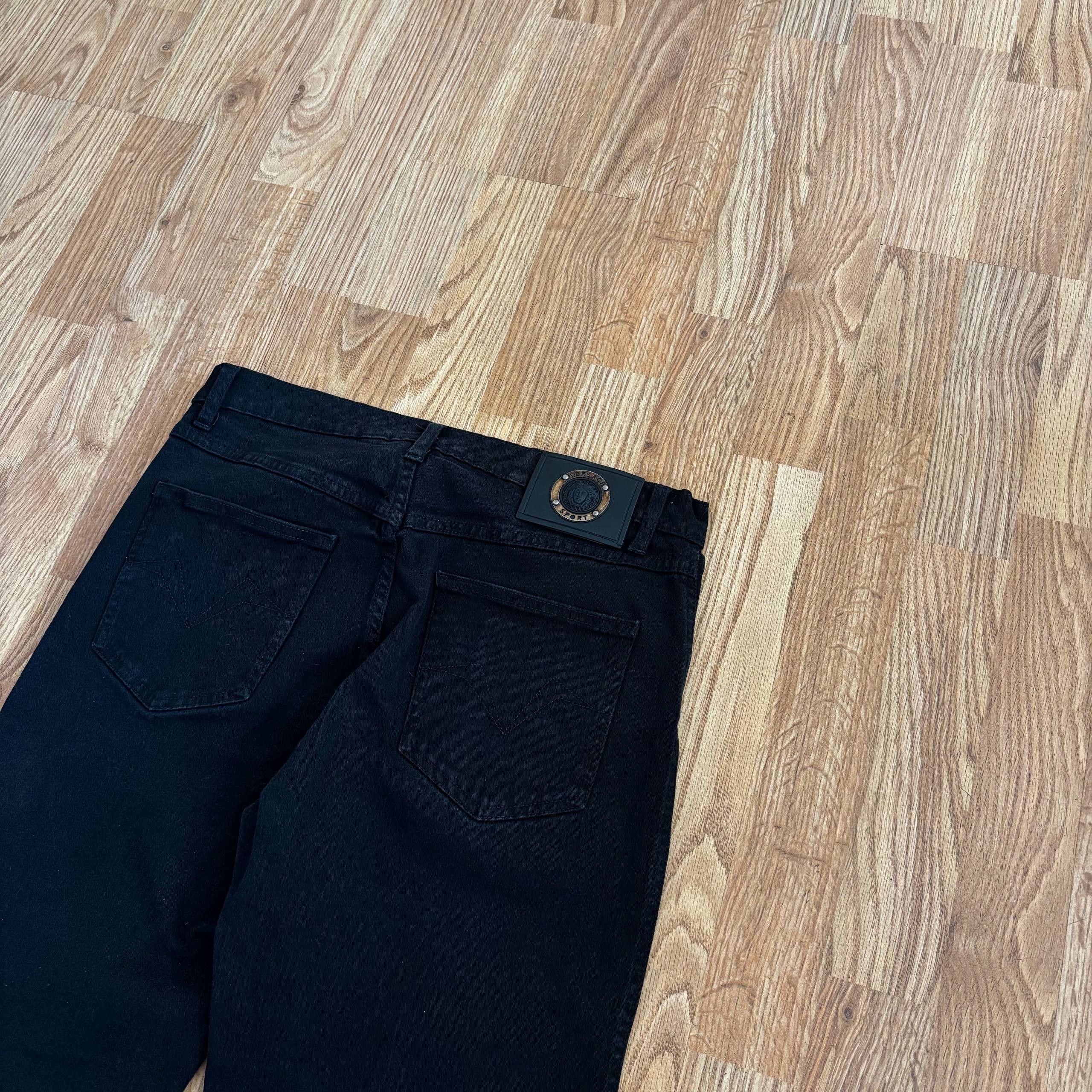 Versace Versace sport black casual jeans Size US 33 - 3 Thumbnail