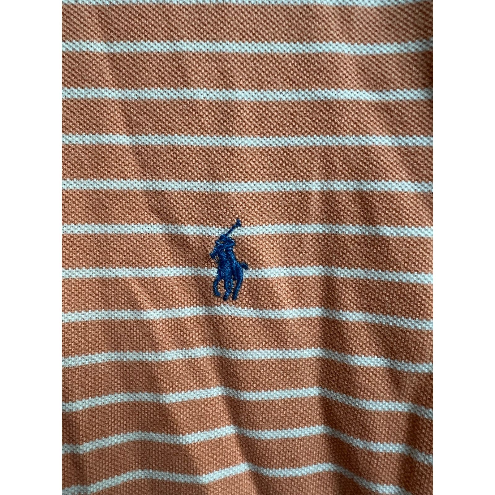 Ralph Lauren Polo by Ralph Lauren Peach White Polo Embroidered Logo XL Size US XL / EU 56 / 4 - 3 Thumbnail