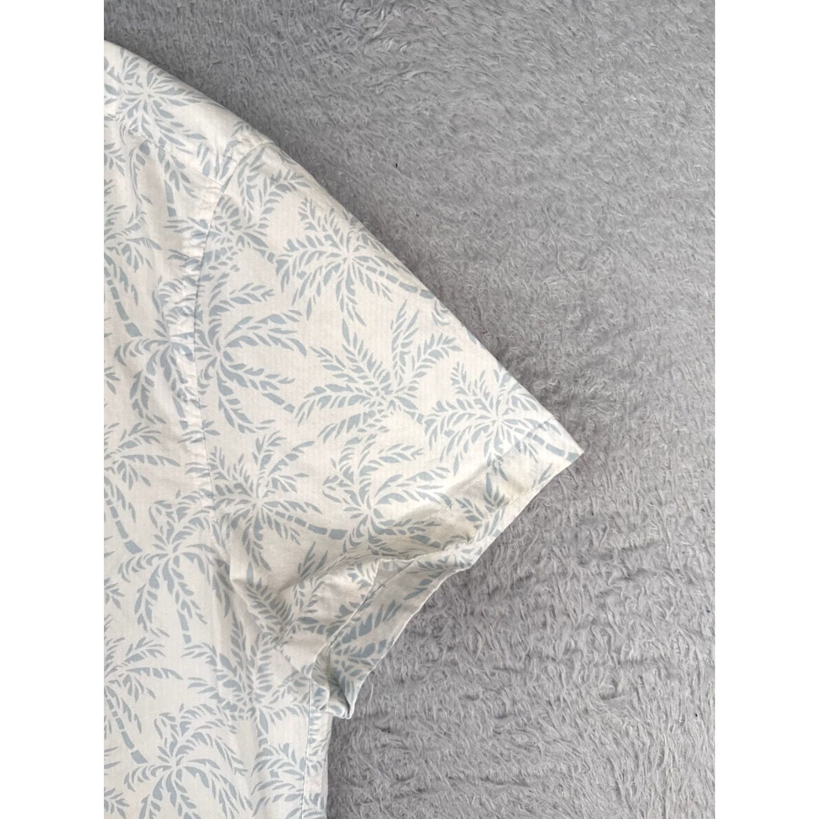 J.Crew J.Crew Slim Button-Up Shirt Men Medium Blue Floral Hawaiian Cotton Size US M / EU 48-50 / 2 - 2 Thumbnail