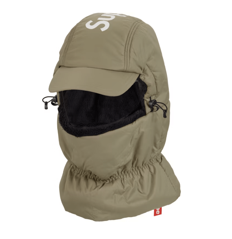 Supreme NWT Supreme Cordura Puffer Balaclava - Light Olive Size ONE SIZE - 1 Thumbnail