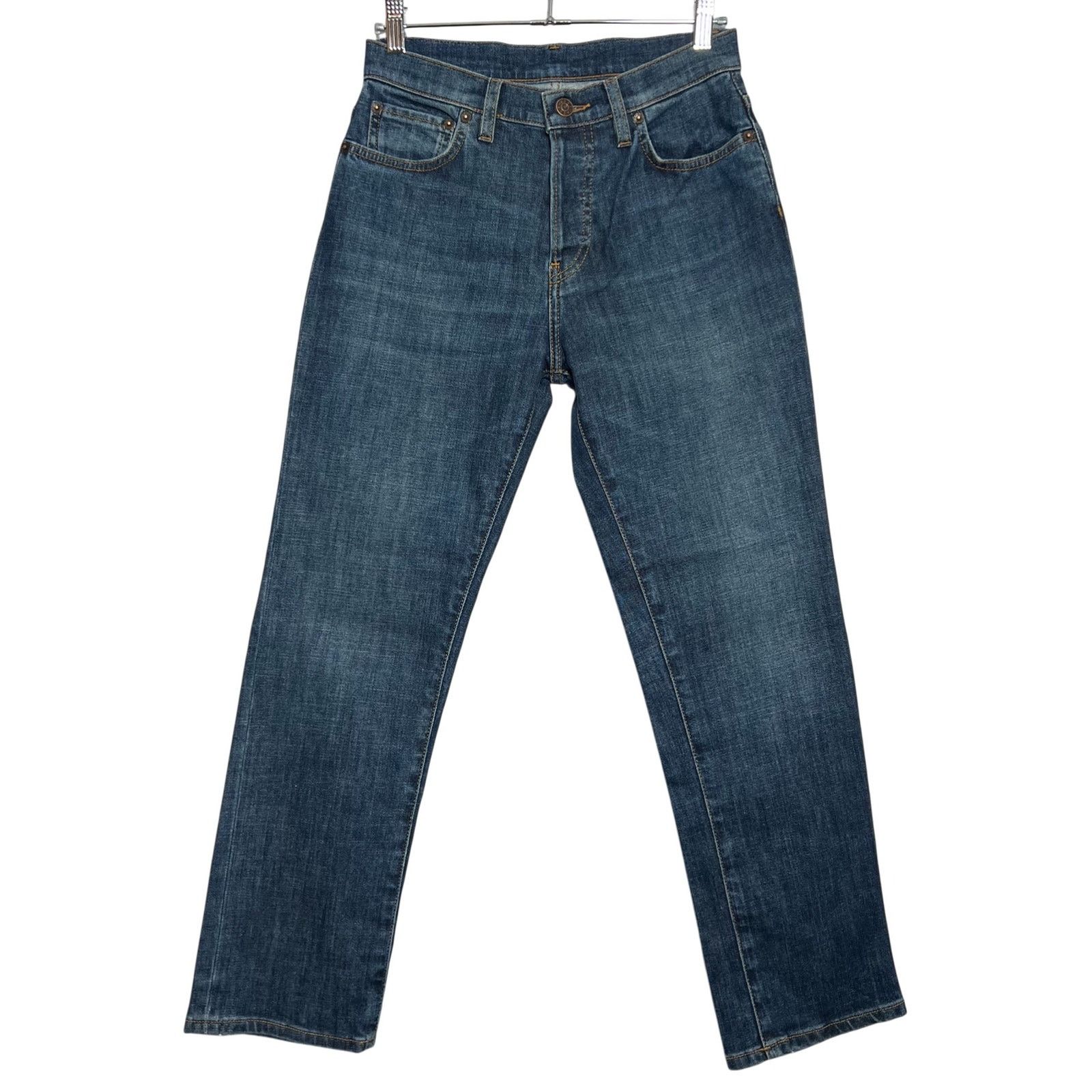 6397 6397 Straight Leg 495 Jeans Dark Blue Button Fly Size 25 Size 25" / US 0 / IT 36 - 1 Thumbnail