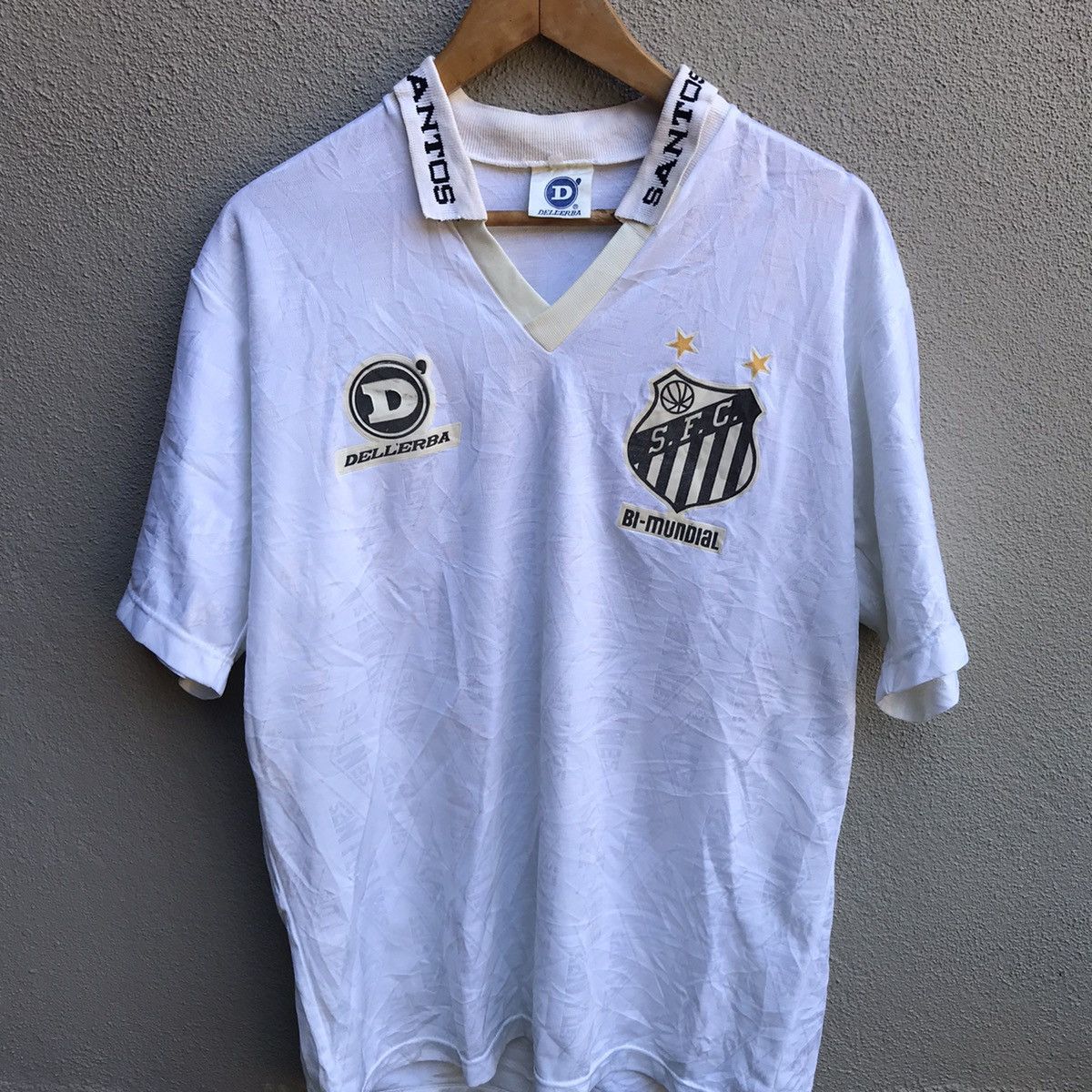 Vintage Vintage 90s SANTOS FC jersey Brazil club pele Size US L / EU 52-54 / 3 - 2 Thumbnail