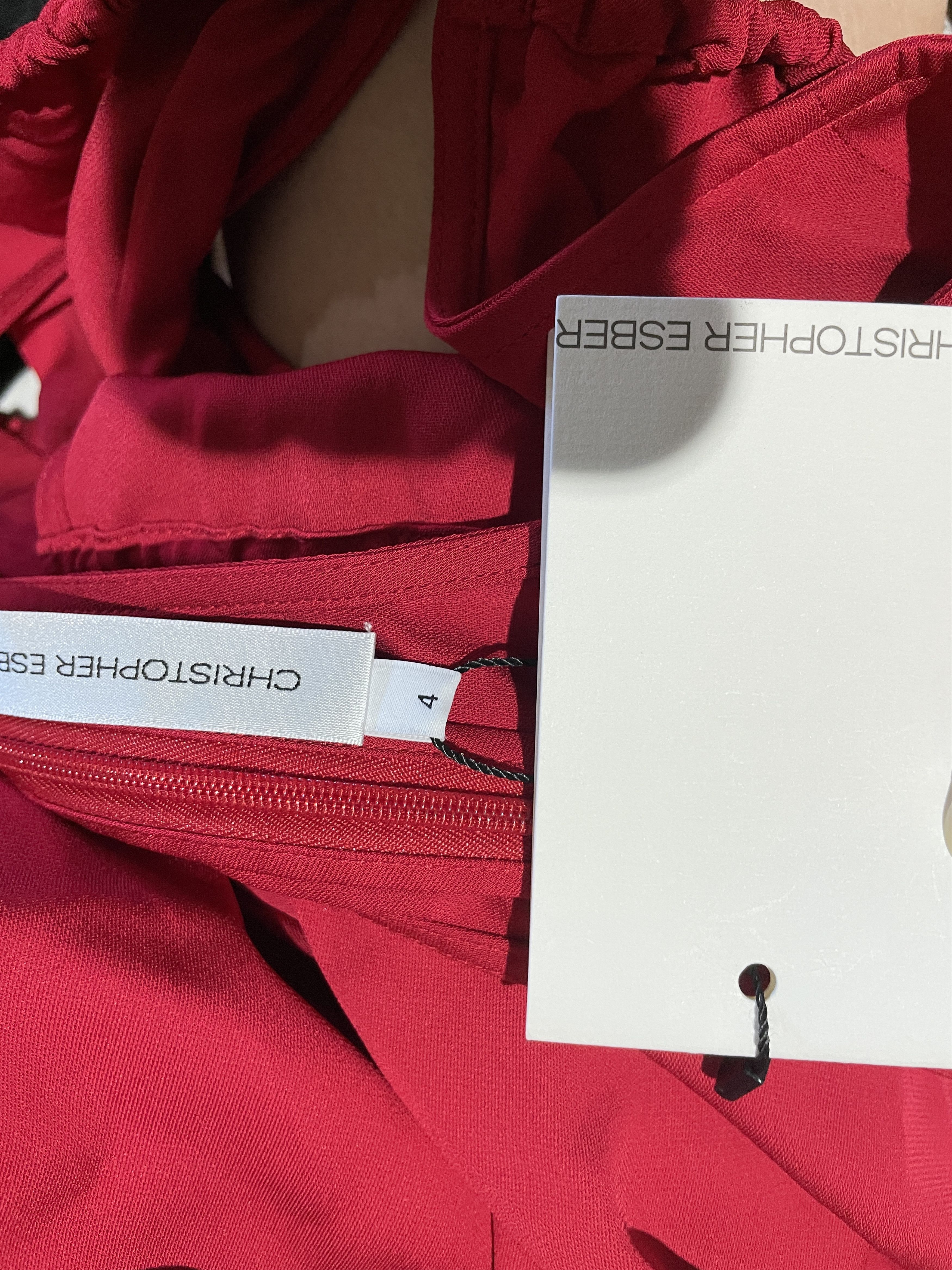 Christopher Esber Ruched Floating Long Sleeve Top Size XS / US 0-2 / IT 36-38 - 5 Thumbnail