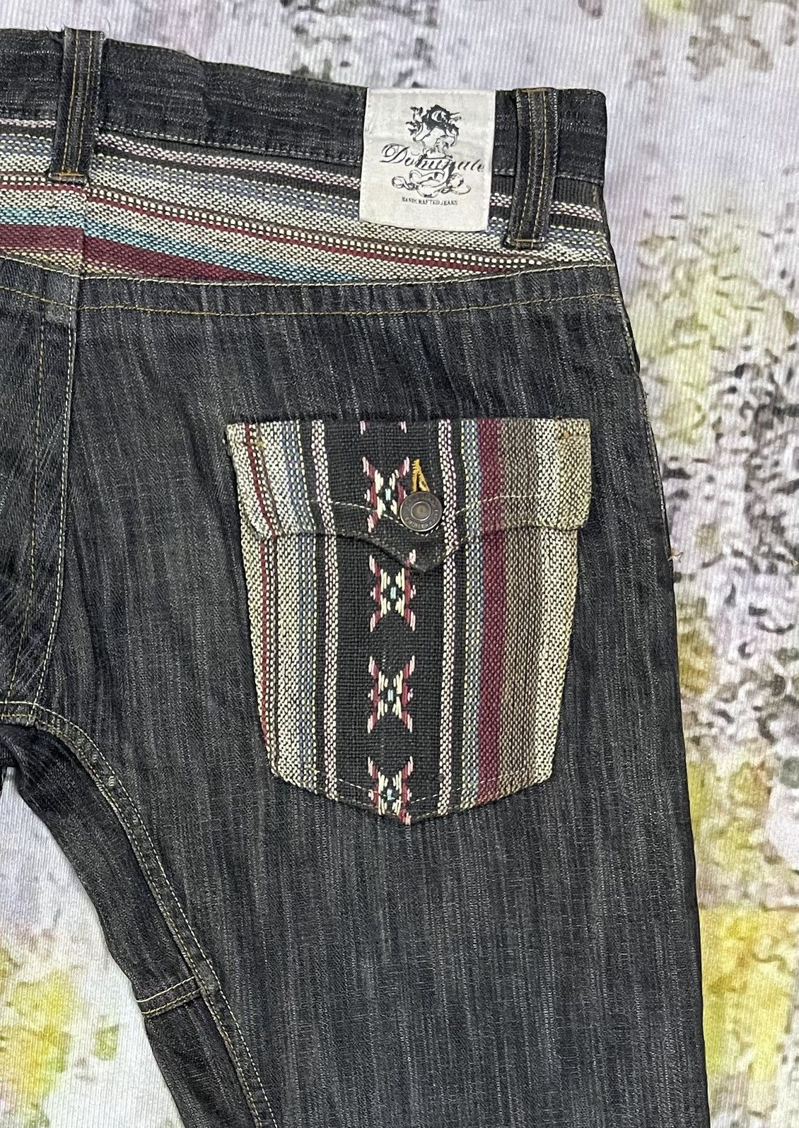 If Six Was Nine × Japanese Brand Japanese Dominate Handcrafted Jeans Distressed Jeans Size US 34 / EU 50 - 14 Thumbnail