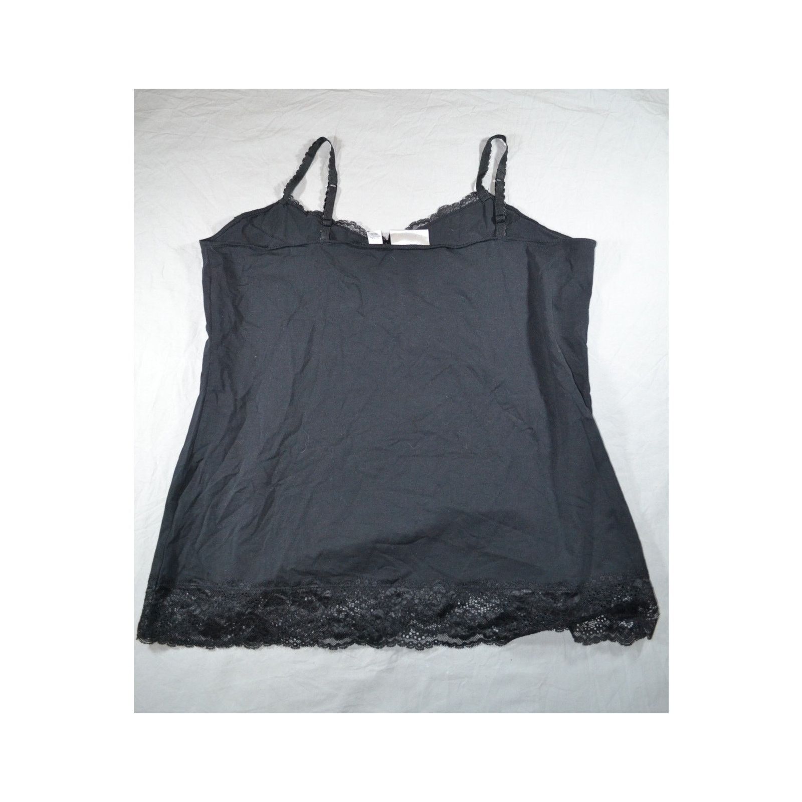 Avenue Avenue Vintage Lace Fairy Tank Tops Cami Black Size Large Size L / US 10 / IT 46 - 6 Thumbnail