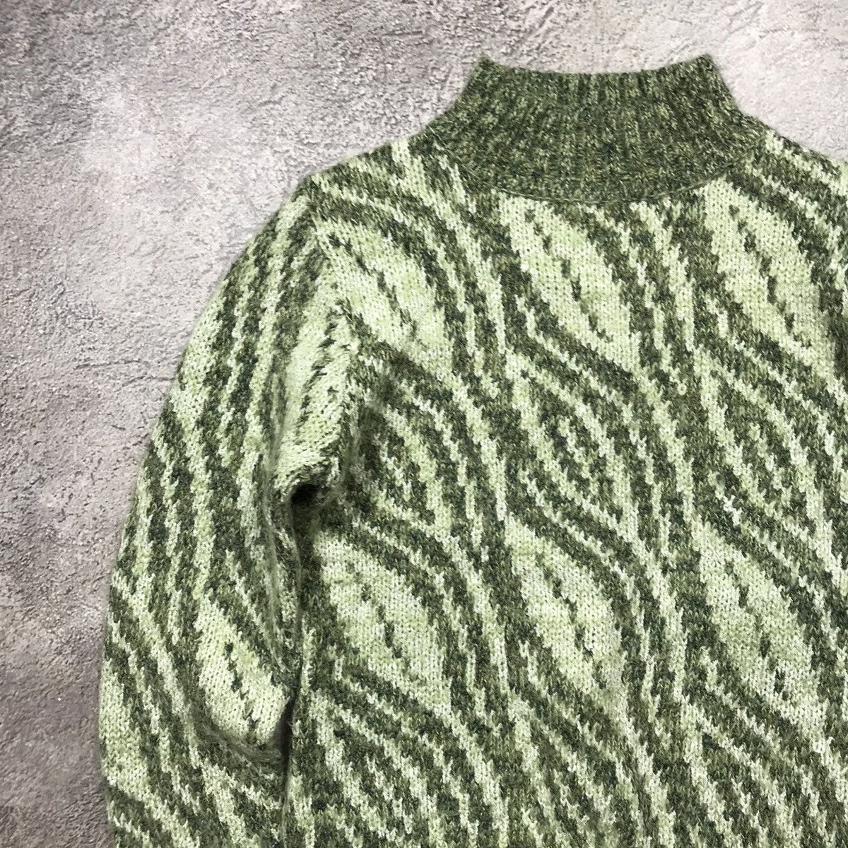 Vintage Vintage 90s Y2K Zebra Striped Knit Sweater Grunge Graphic M Size M / US 6-8 / IT 42-44 - 3 Thumbnail