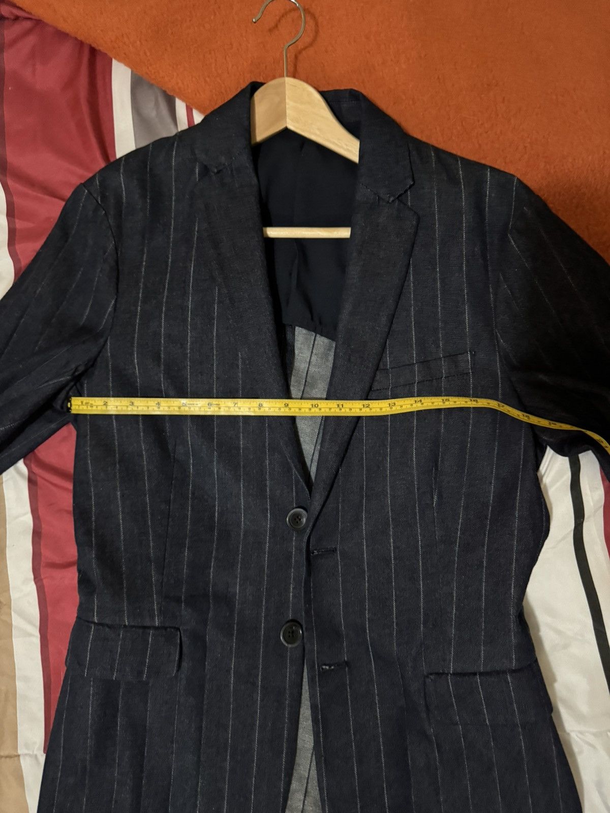 Emporio Armani Emporio Armani striped blazer size 50 Size 50S - 6 Thumbnail