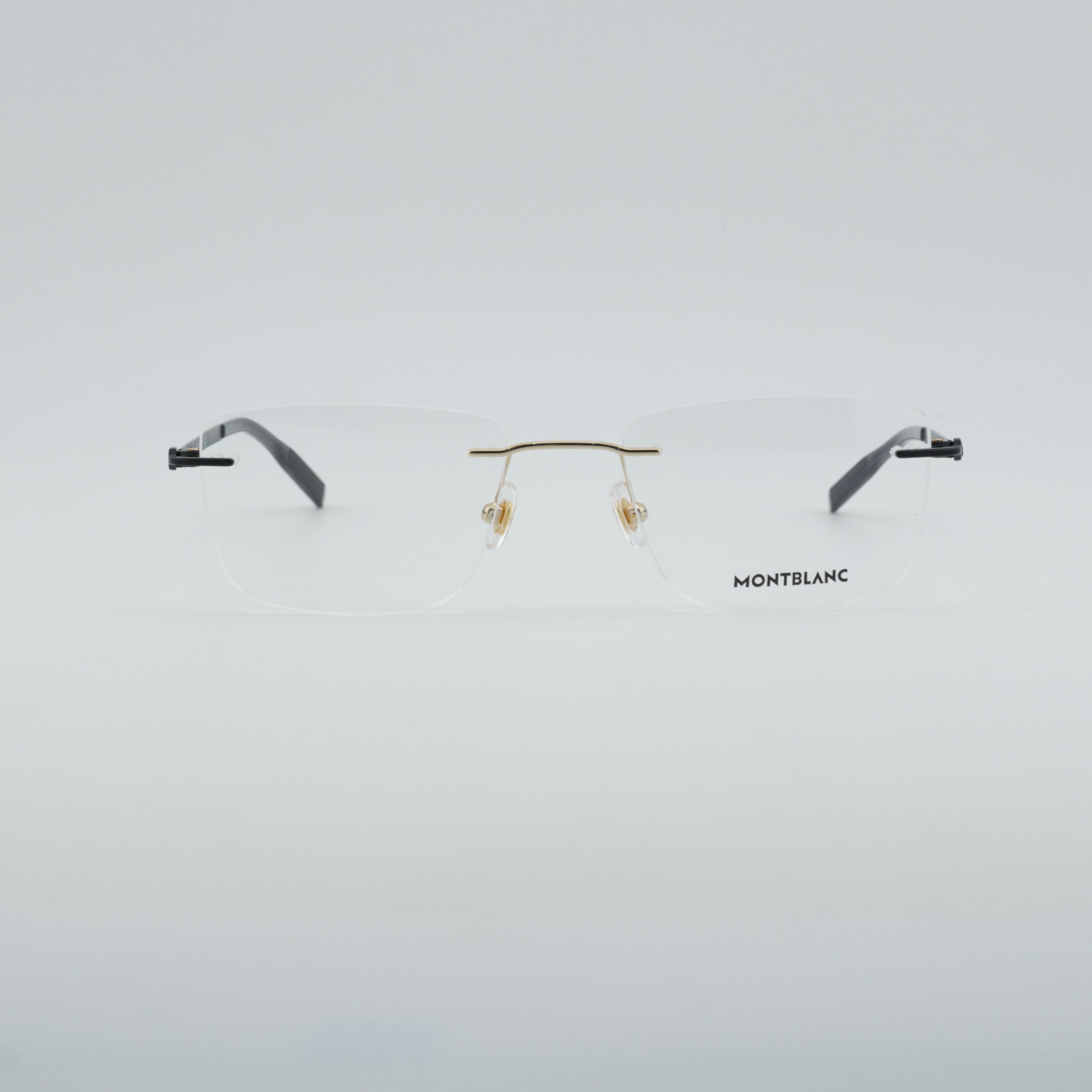 Montblanc Montblanc MB0281O 006 Eyeglasses Gold/Black 56mm Rectangle Size ONE SIZE - 5 Thumbnail