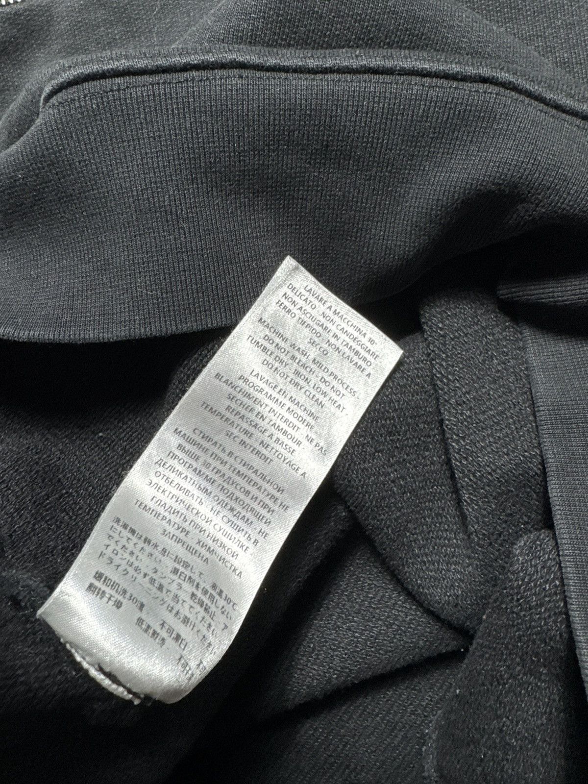 Alexander McQueen Alexander Mcqueen MCQ Full Zip Black Sweatshirt Size L Size US L / EU 52-54 / 3 - 10 Thumbnail