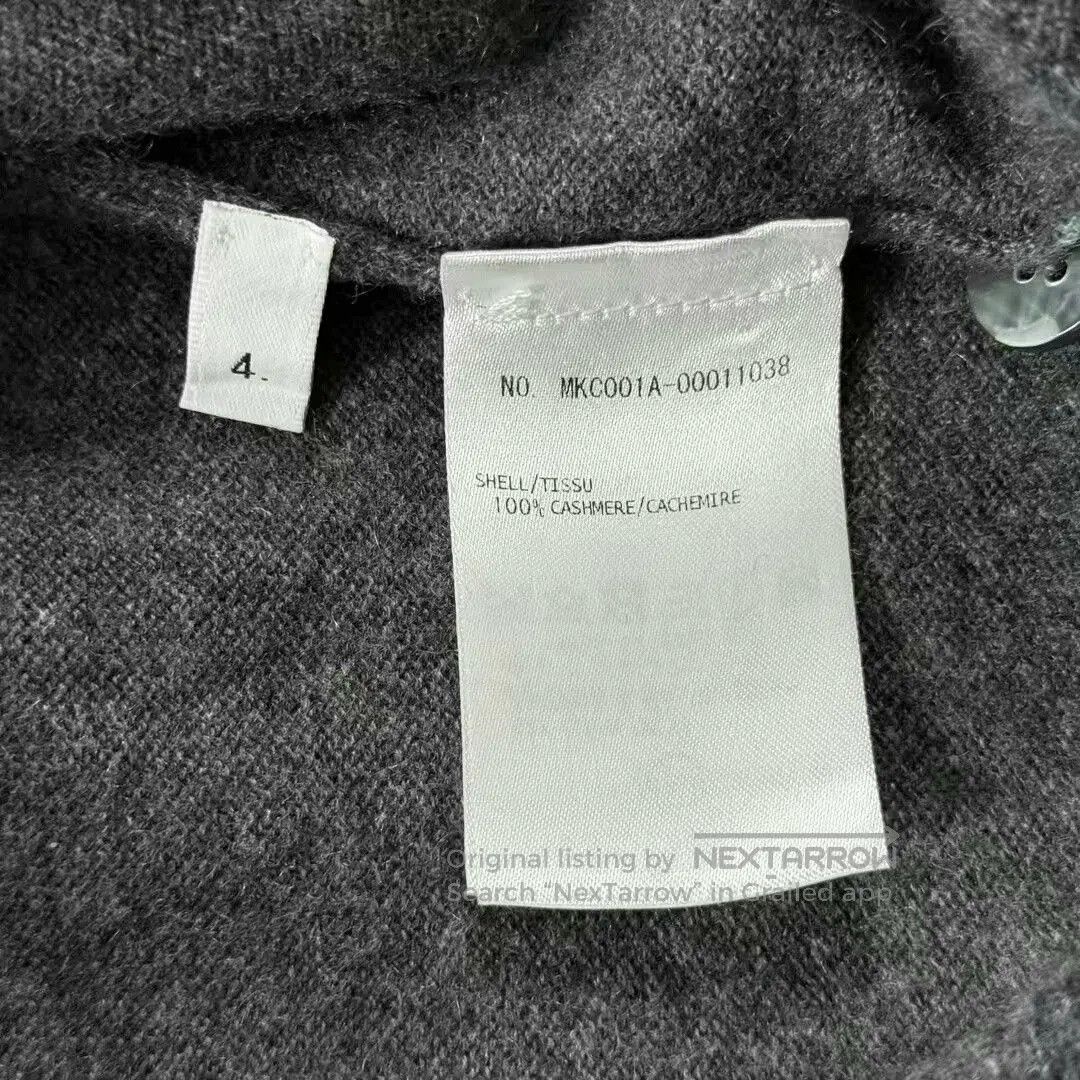 Thom Browne thom browne gray white stripe cashmere cardigan. Size US S / EU 44-46 / 1 - 4 Thumbnail
