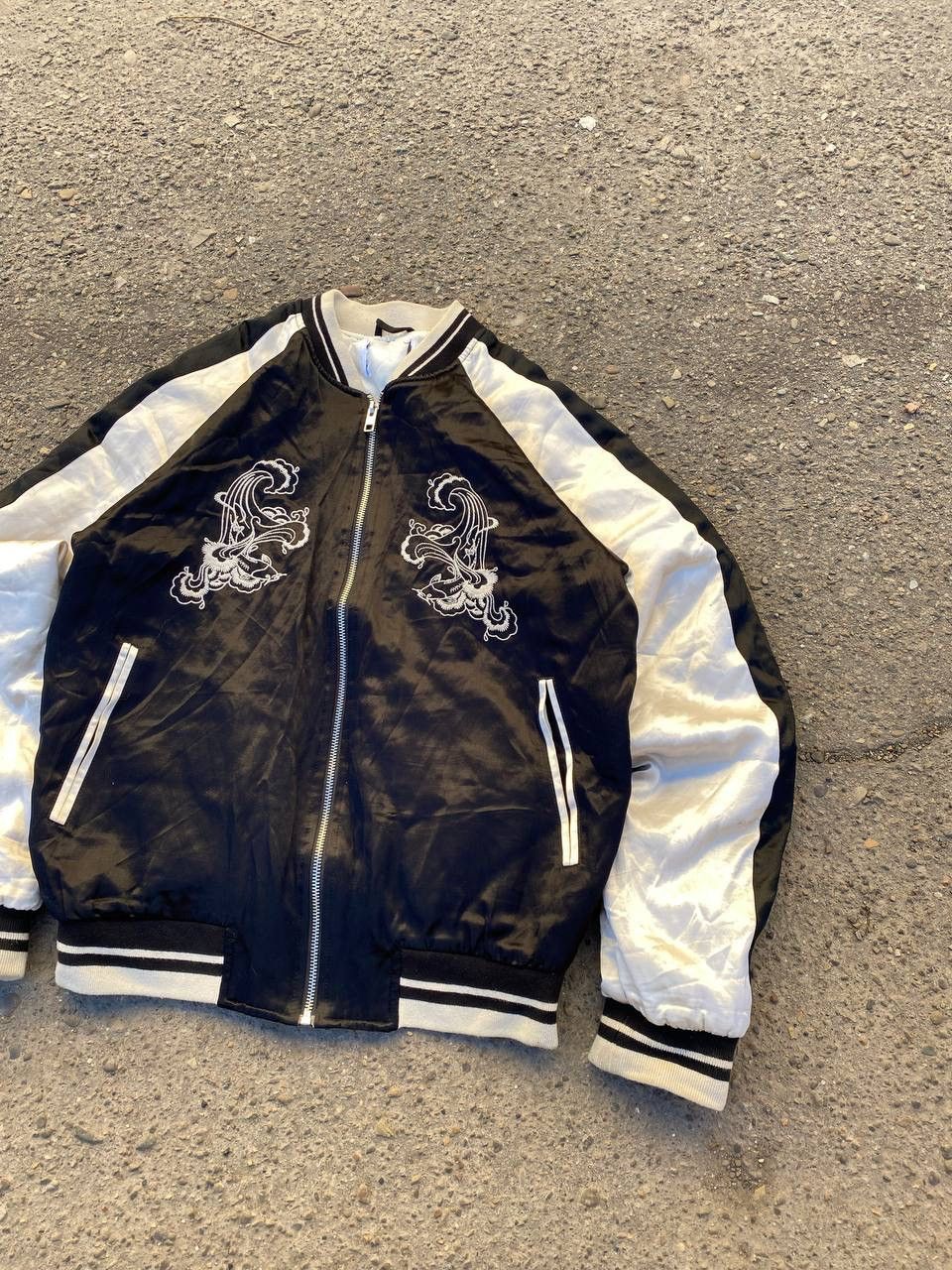 Japanese Brand × Vintage Vintage Ed Hardy style japanese bomber jacket Size US M / EU 48-50 / 2 - 3 Thumbnail