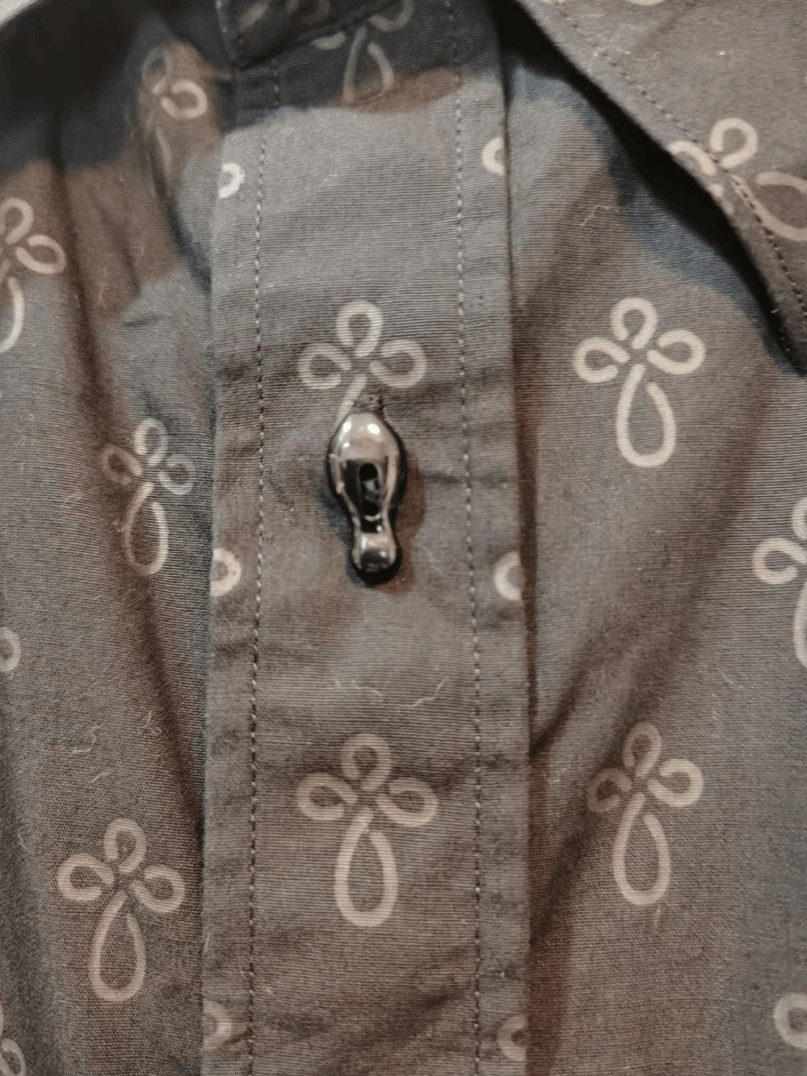 Number (N)ine Sz 3 Number Nine Pattern Long Shirt-2508 Size US L / EU 52-54 / 3 - 3 Thumbnail