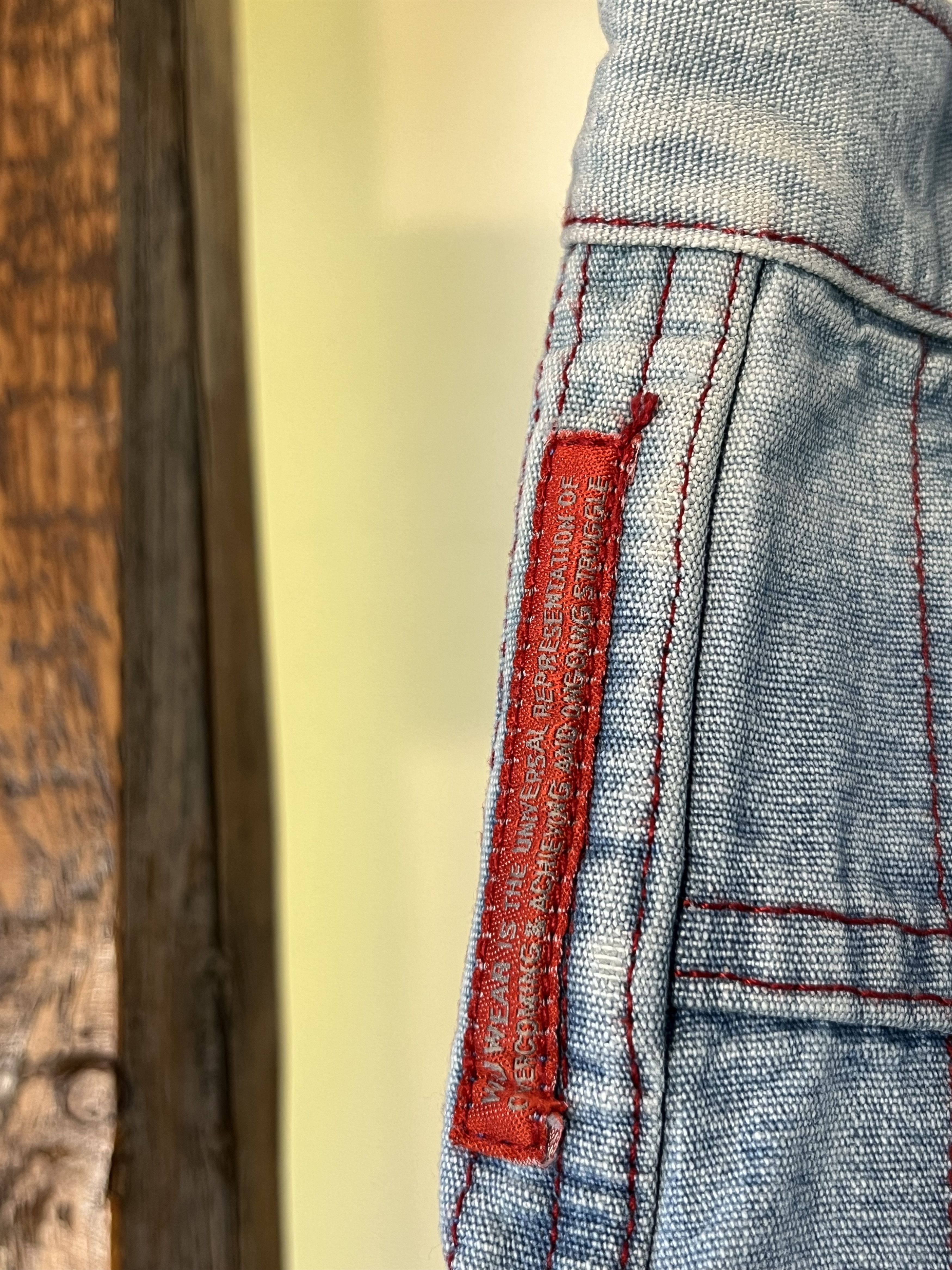 Vintage × Wu-Tang Clan DSWT Vintage 90s Wu-Wear Baggy Denim Jeans Size US 38 / EU 54 - 12 Thumbnail