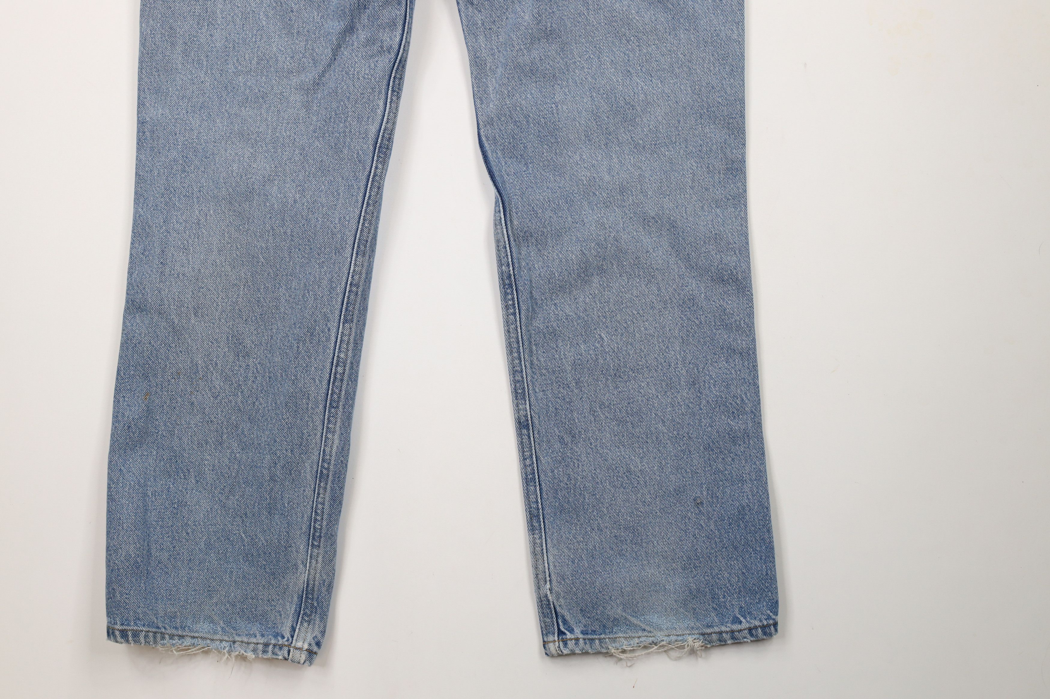 Carhartt × Vintage Vintage Carhartt Spell Out Traditional Fit Denim Jeans Blue Size US 34 / EU 50 - 15 Thumbnail